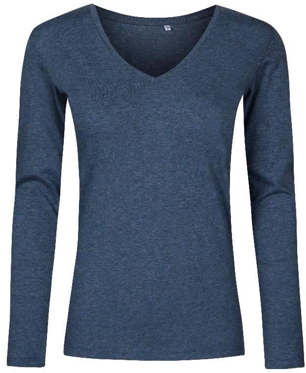 Women´s V-Neck T-Shirt Long Sleeve