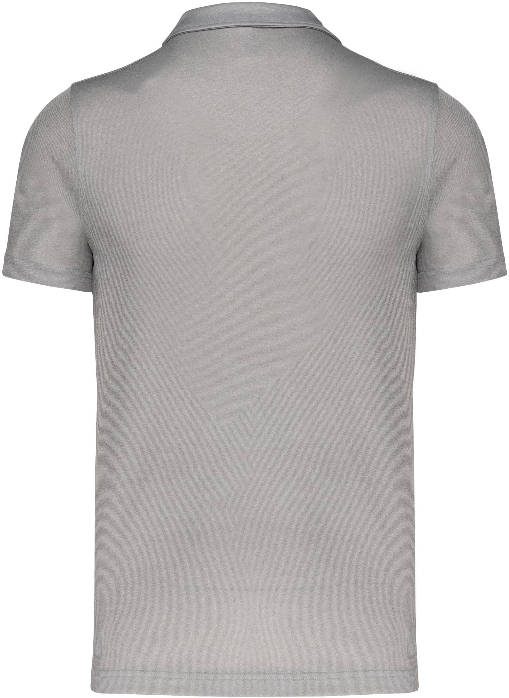 Herren Sport Funktions-Poloshirt - Grey Melange