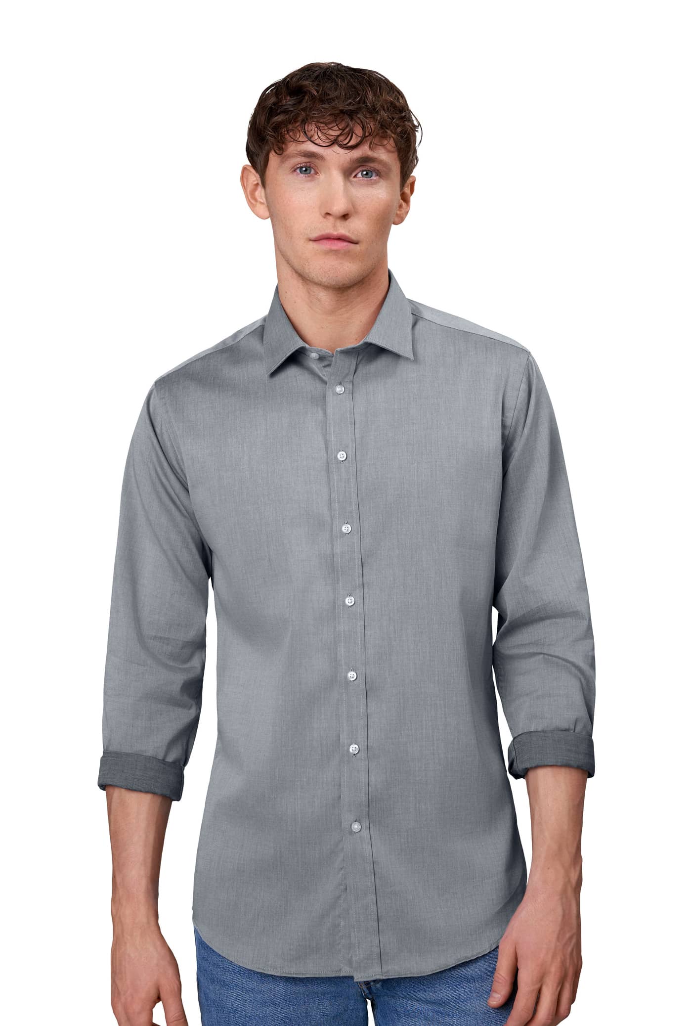 Seven Seas bequemes leichtes Herren Jersey Stretch-Hemd
