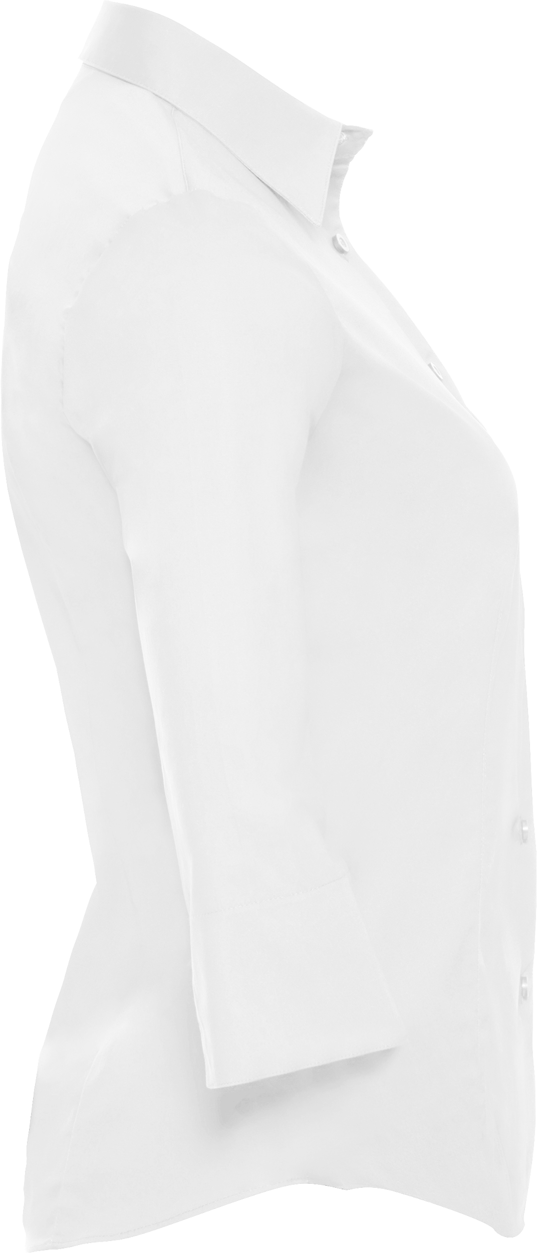 Ladies' Long Sleeve Classic Pure Cotton Poplin Shirt
