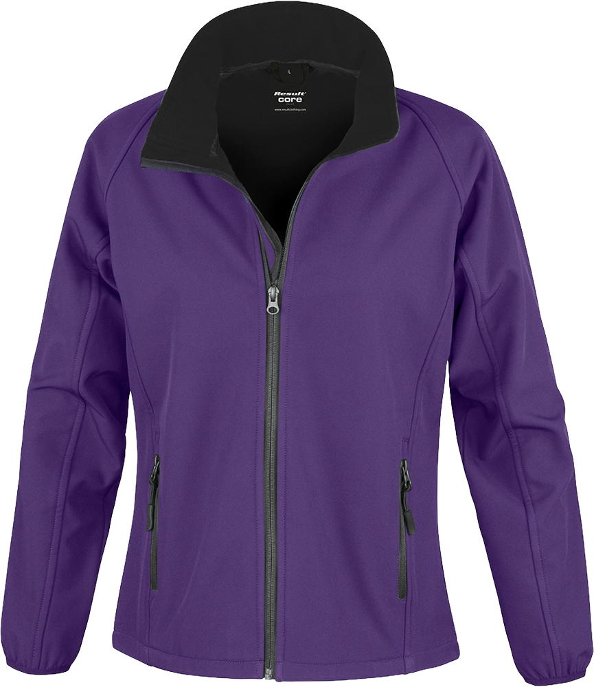 Women´s Printable Softshell Jacket with Recycled Fleece Inner