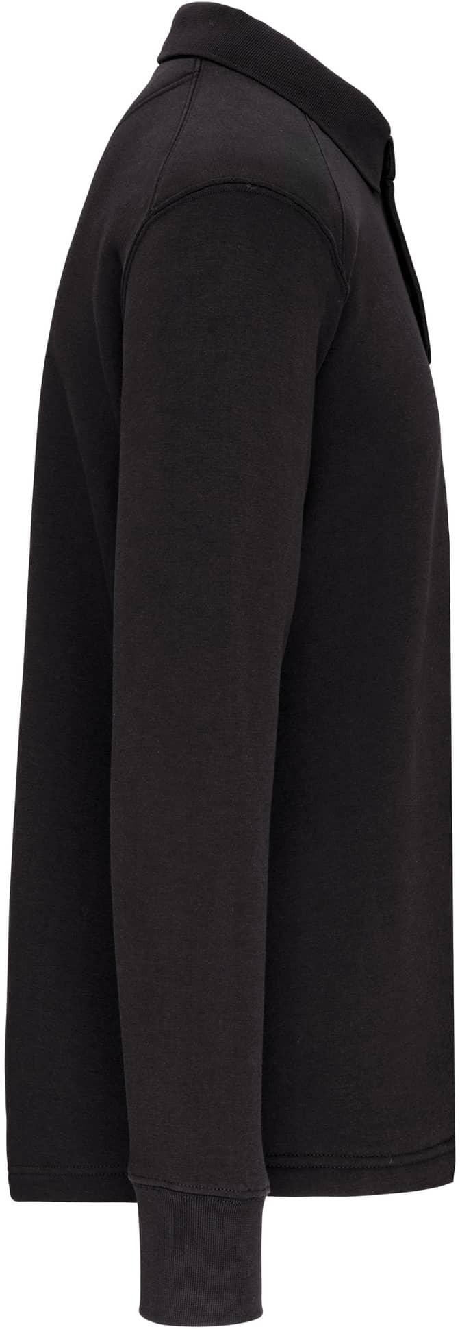 Sweatshirt mit Polokragen