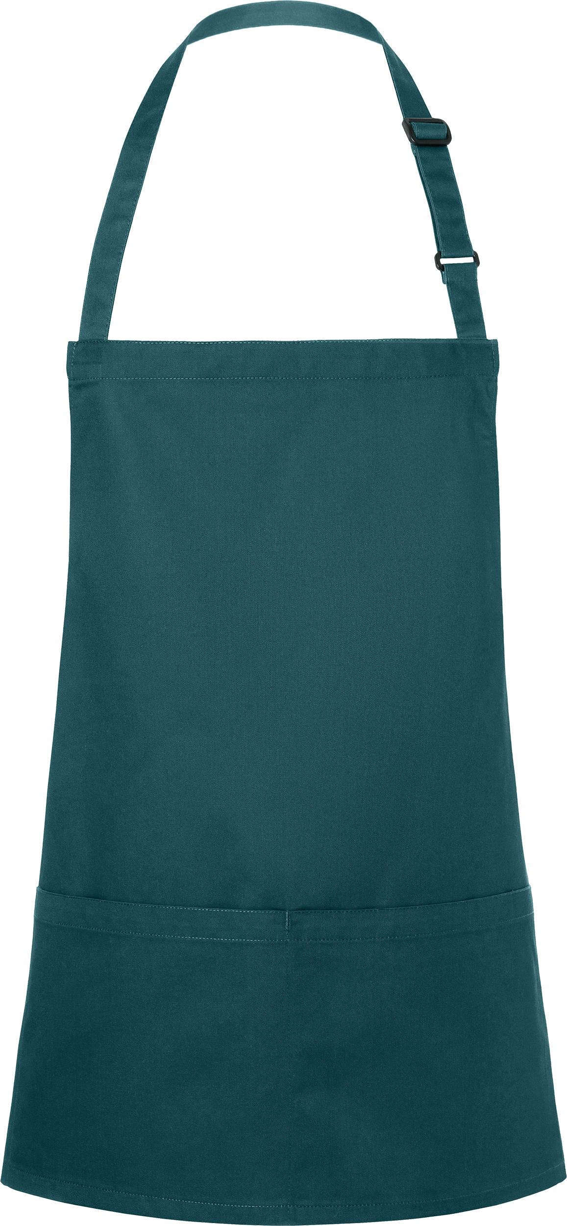 Kurze Latzschürze Basic mit Schnalle und Tasche