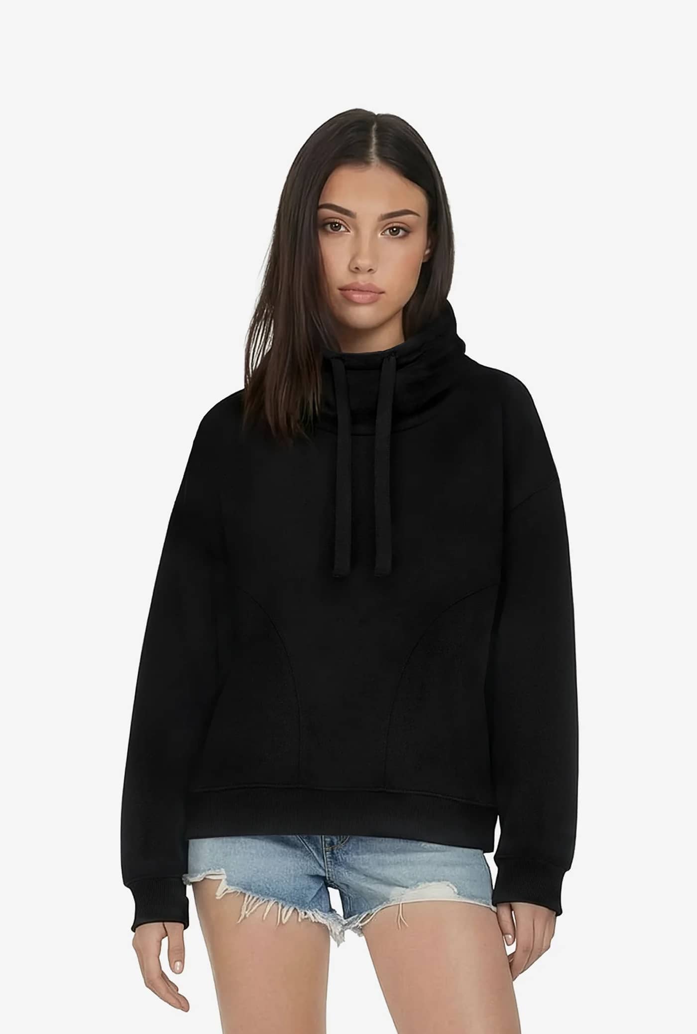 Women`s Funnel Neck Sweatshirt