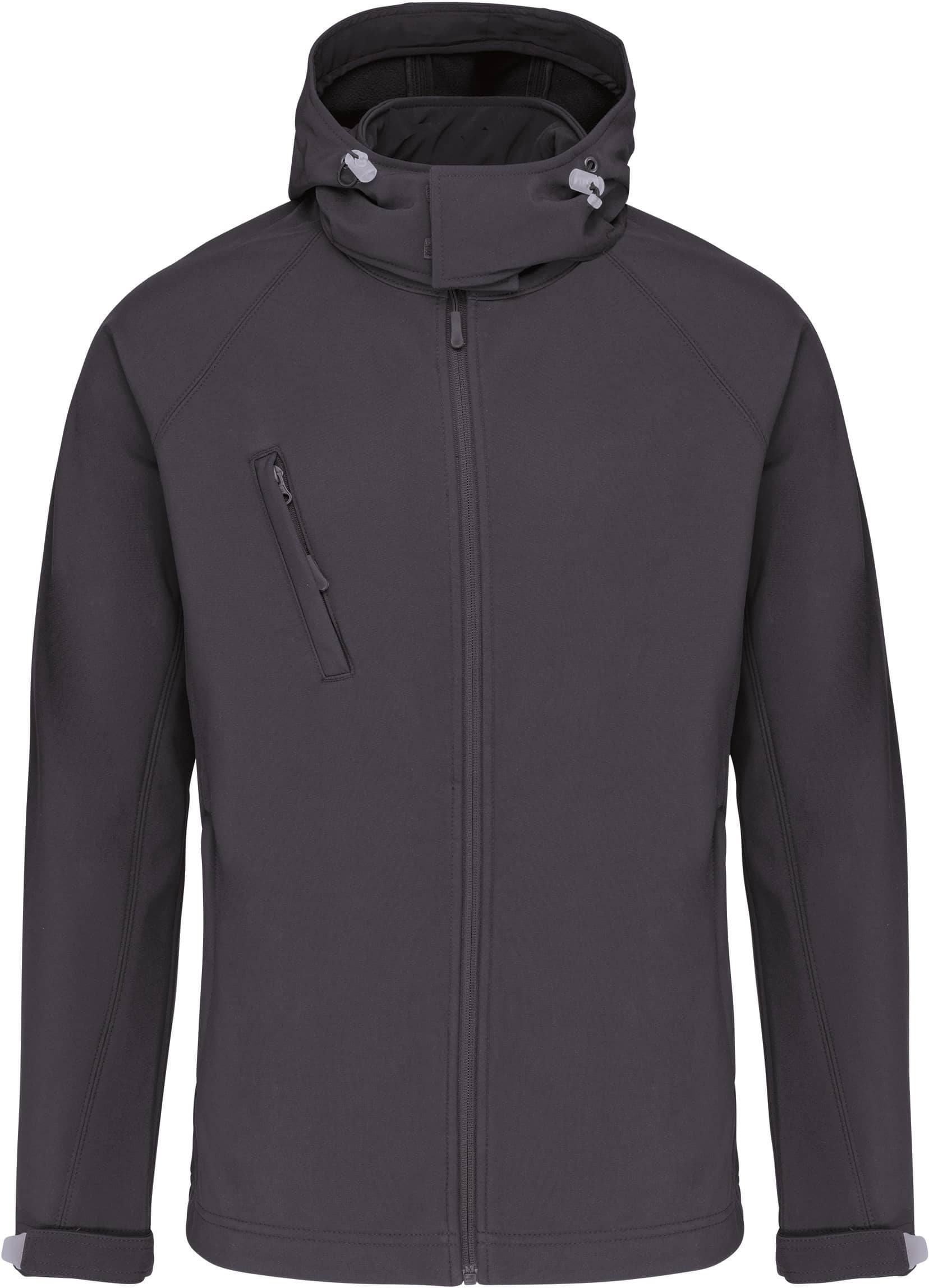 Herren Softshell-Jacke mit Abnehmbare Kapuze