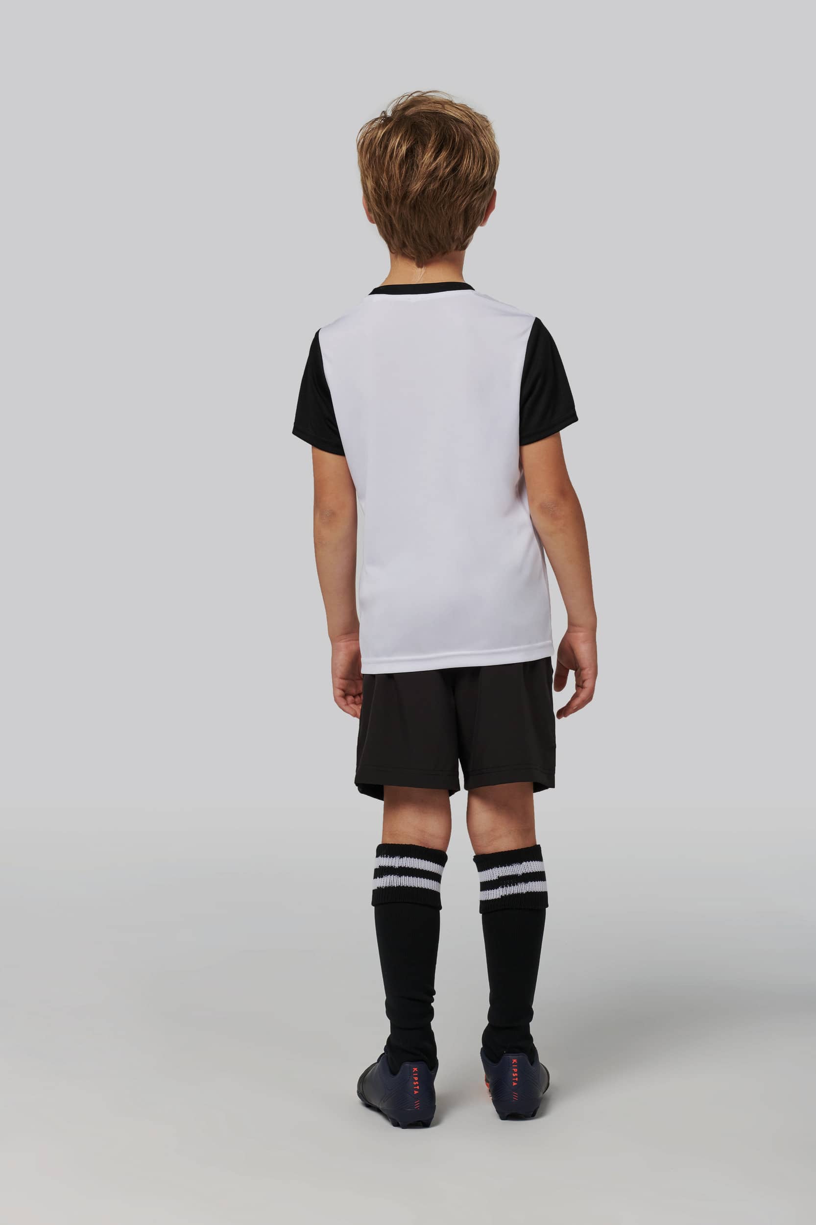 Zweifarbiges Kurzarmtrikot für Kinder