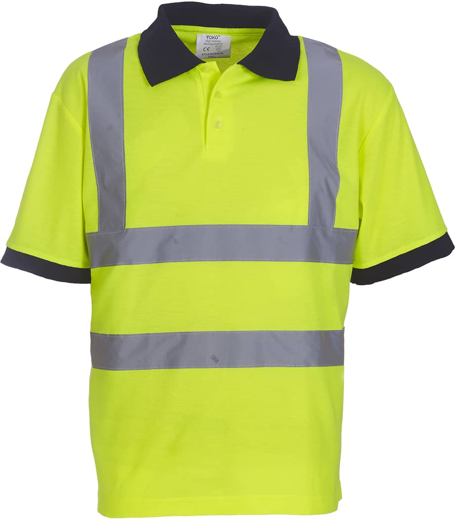 Two Band & Brace Hi-Vis Polo Shirt