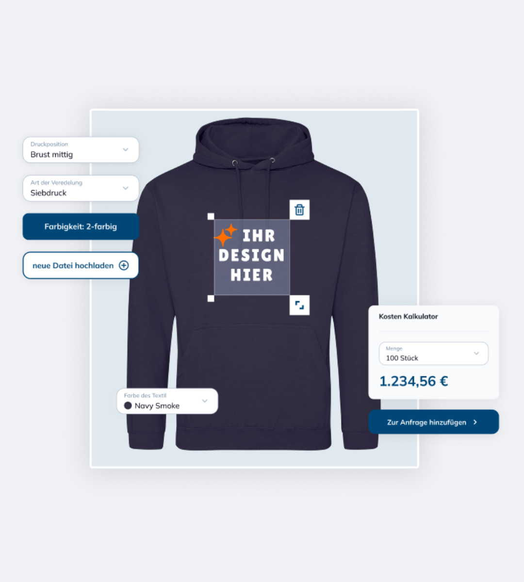 Hoodies veredeln lassen