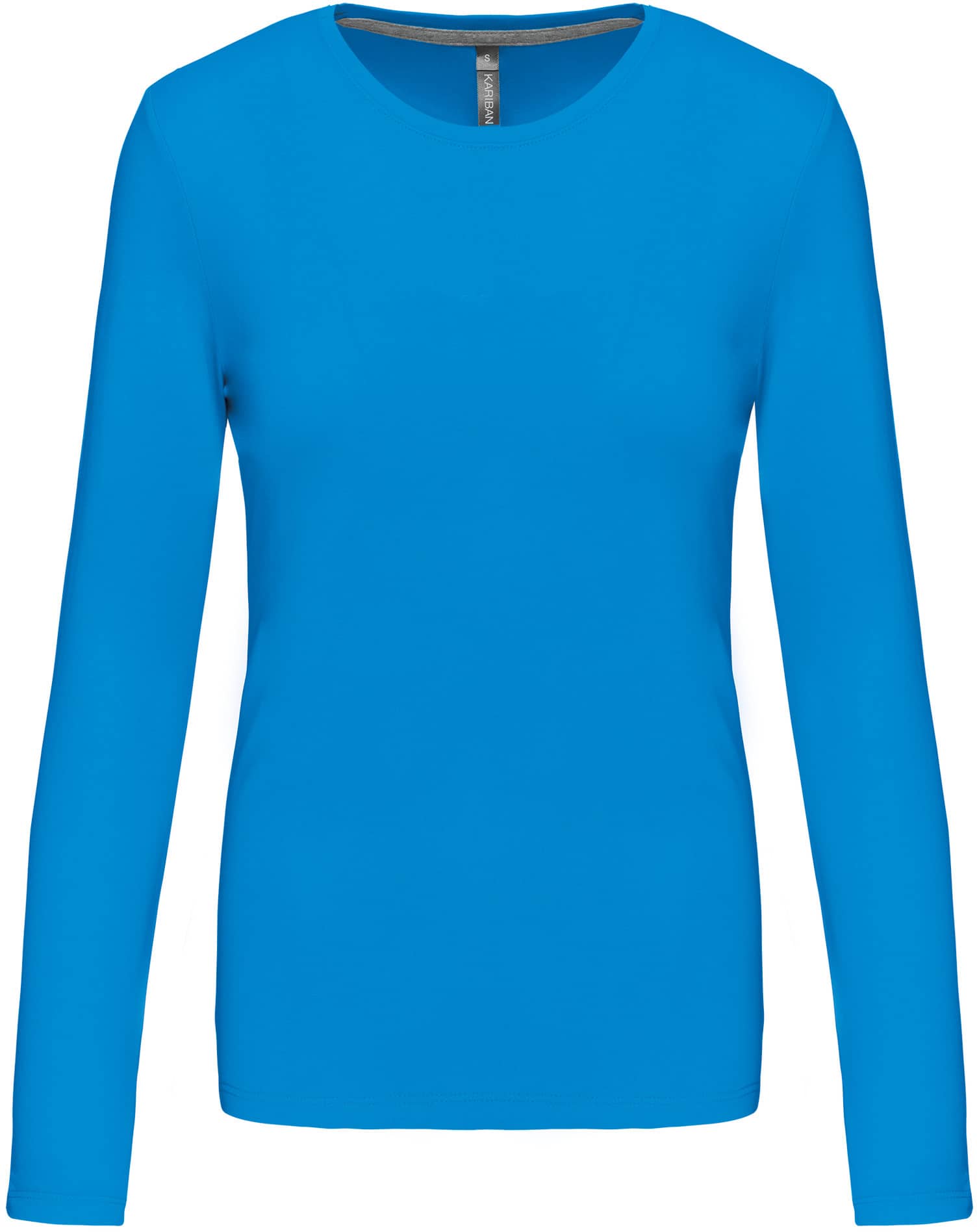 Ladies` Long-sleeved Crew Neck T-shirt