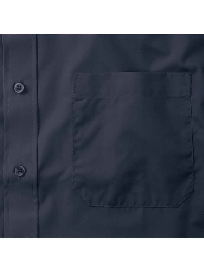 Men's Short Sleeve Classic Polycotton Poplin Shirt