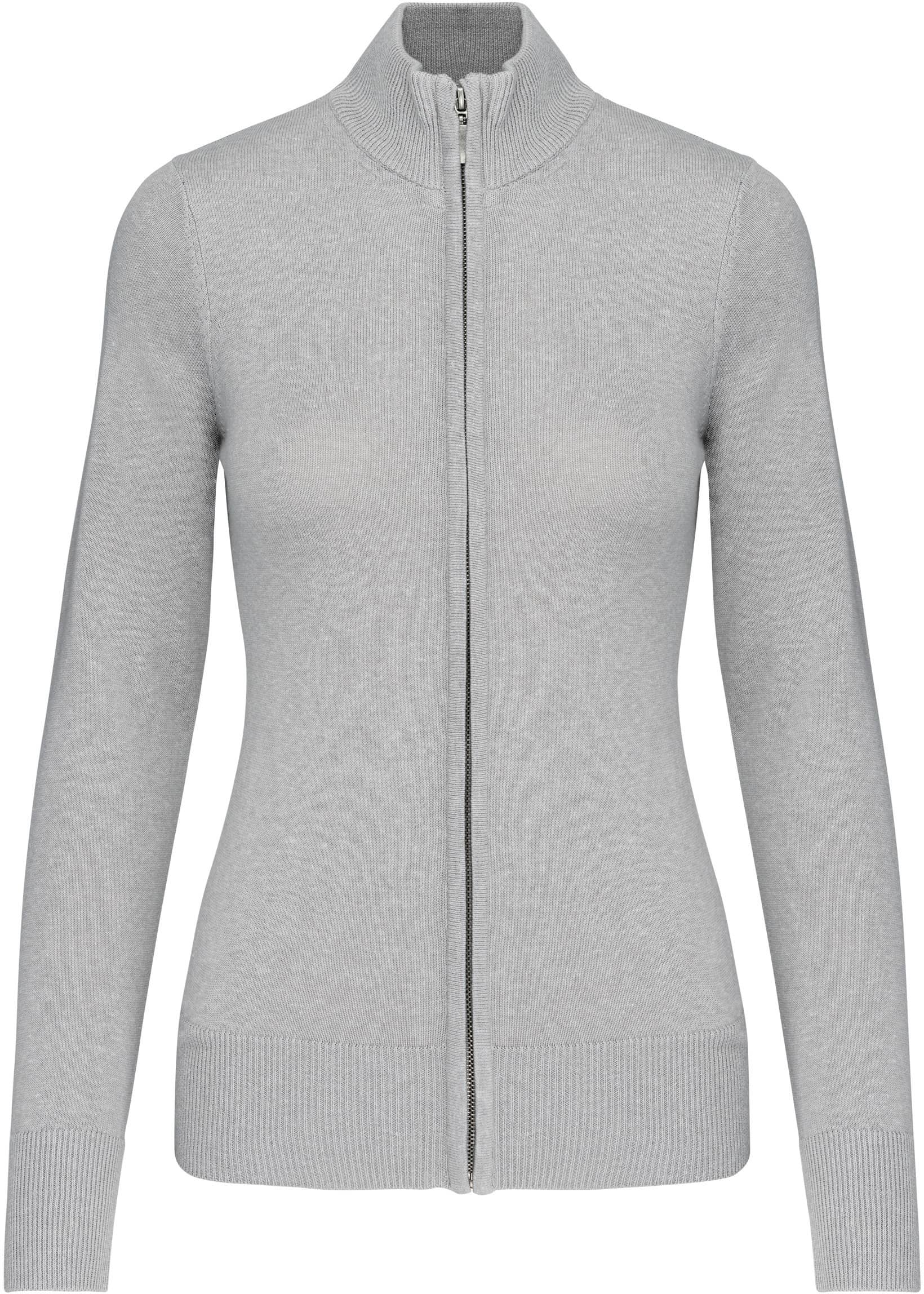 Damen Cardigan mit Reißverschluss