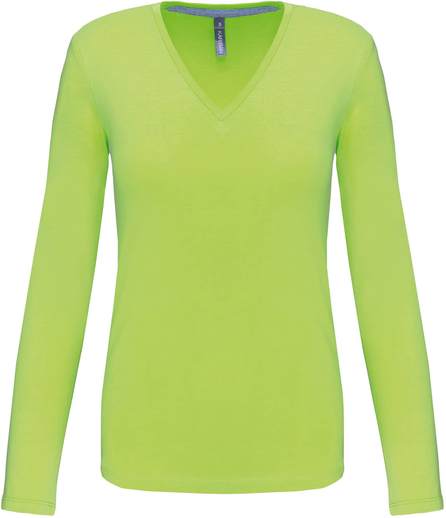 Ladies` Longsleeve V-Neck T-Shirt