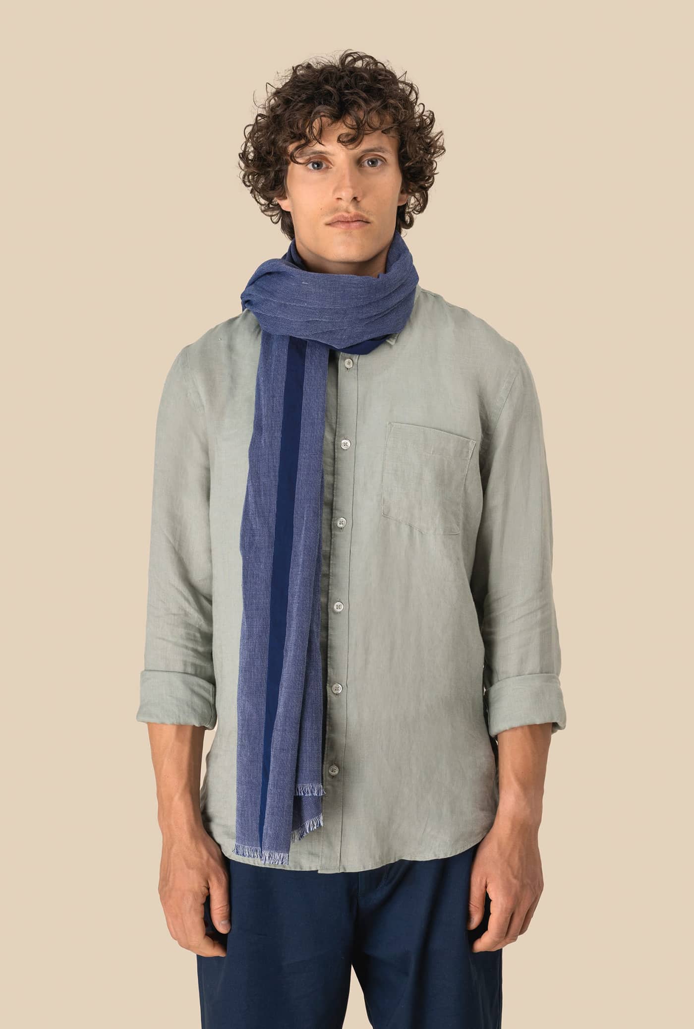 Unisex Chambray-Schal