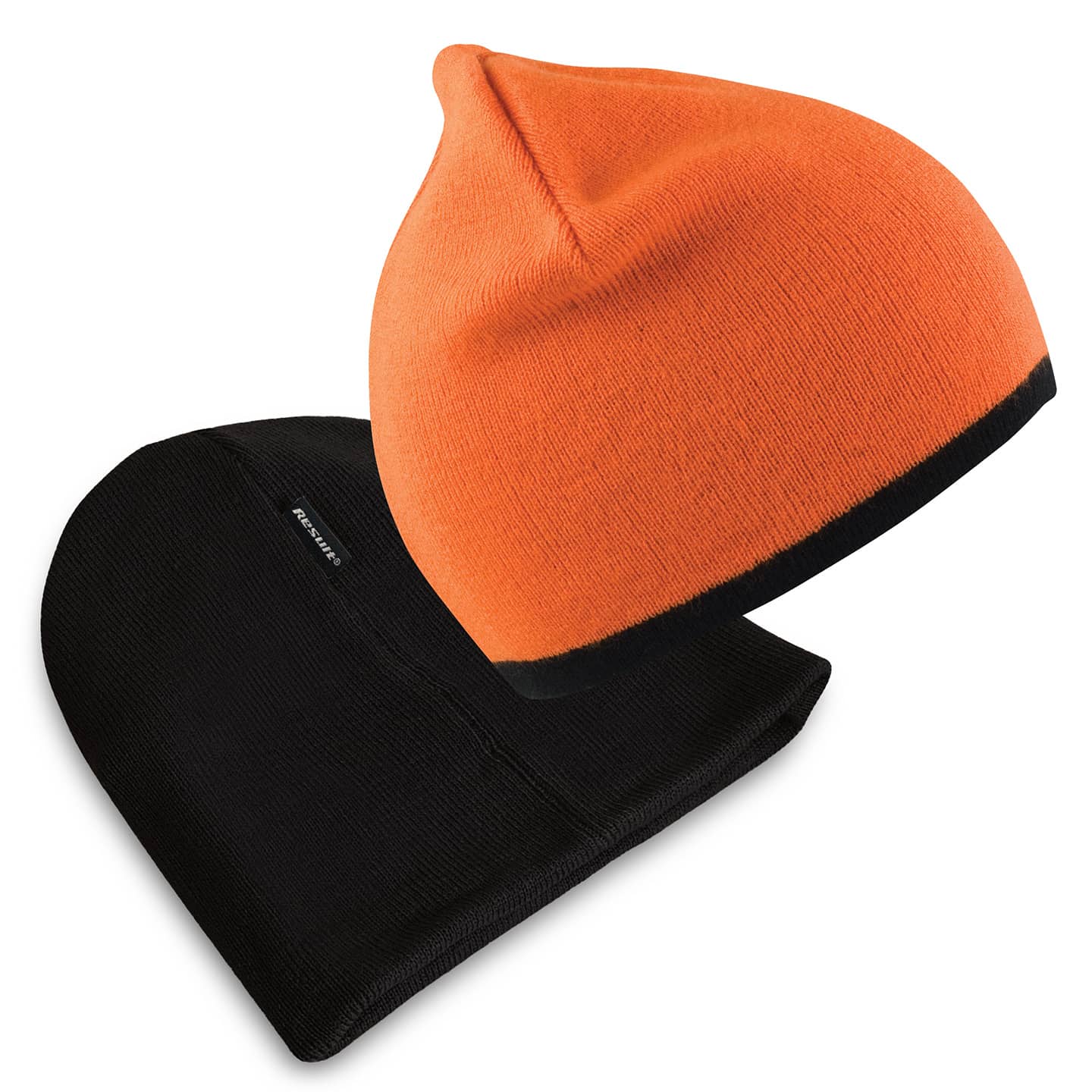 Soft Feel Cuffless Reversible Beanie