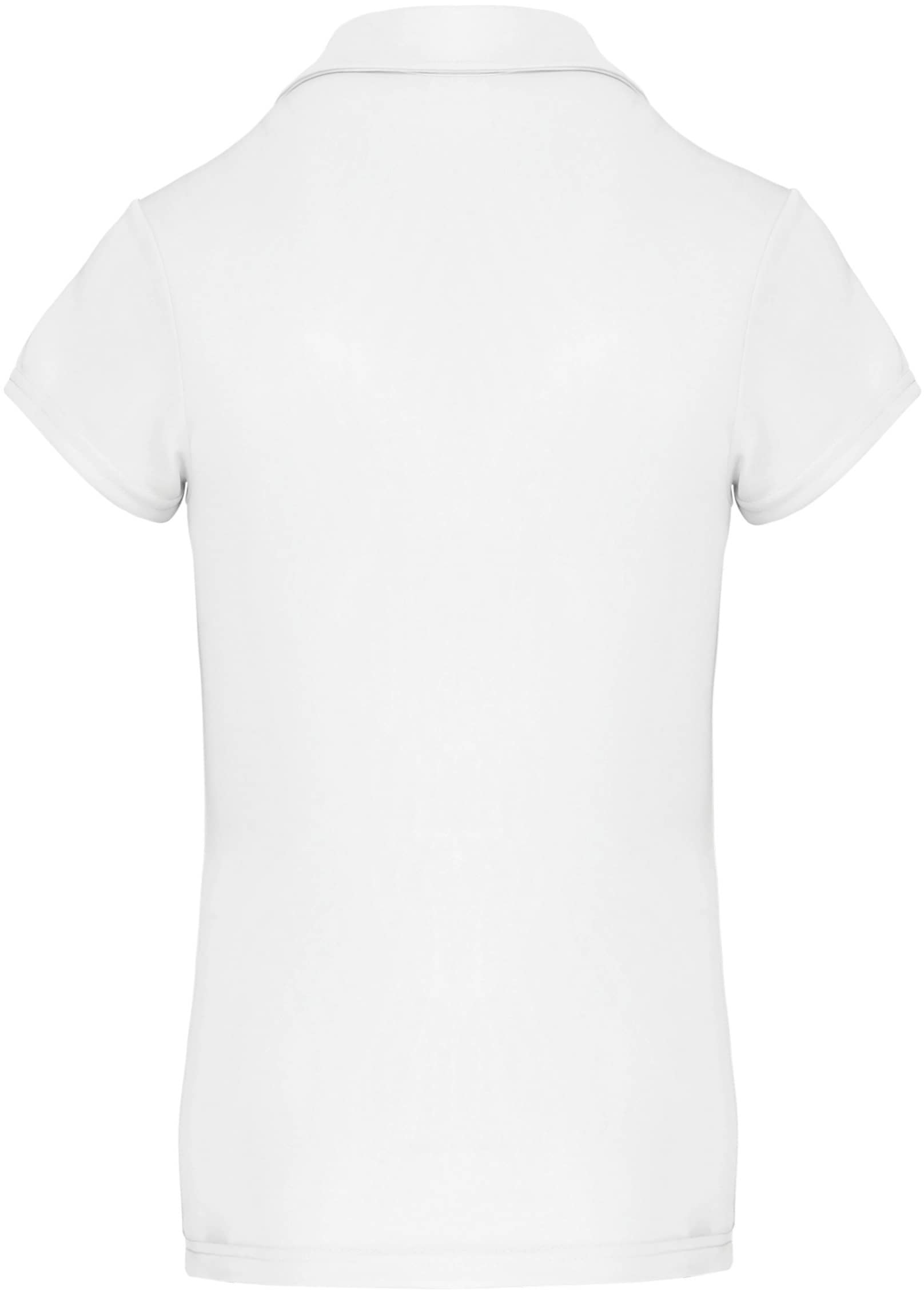 Damen Sport Funktions-Poloshirt - White