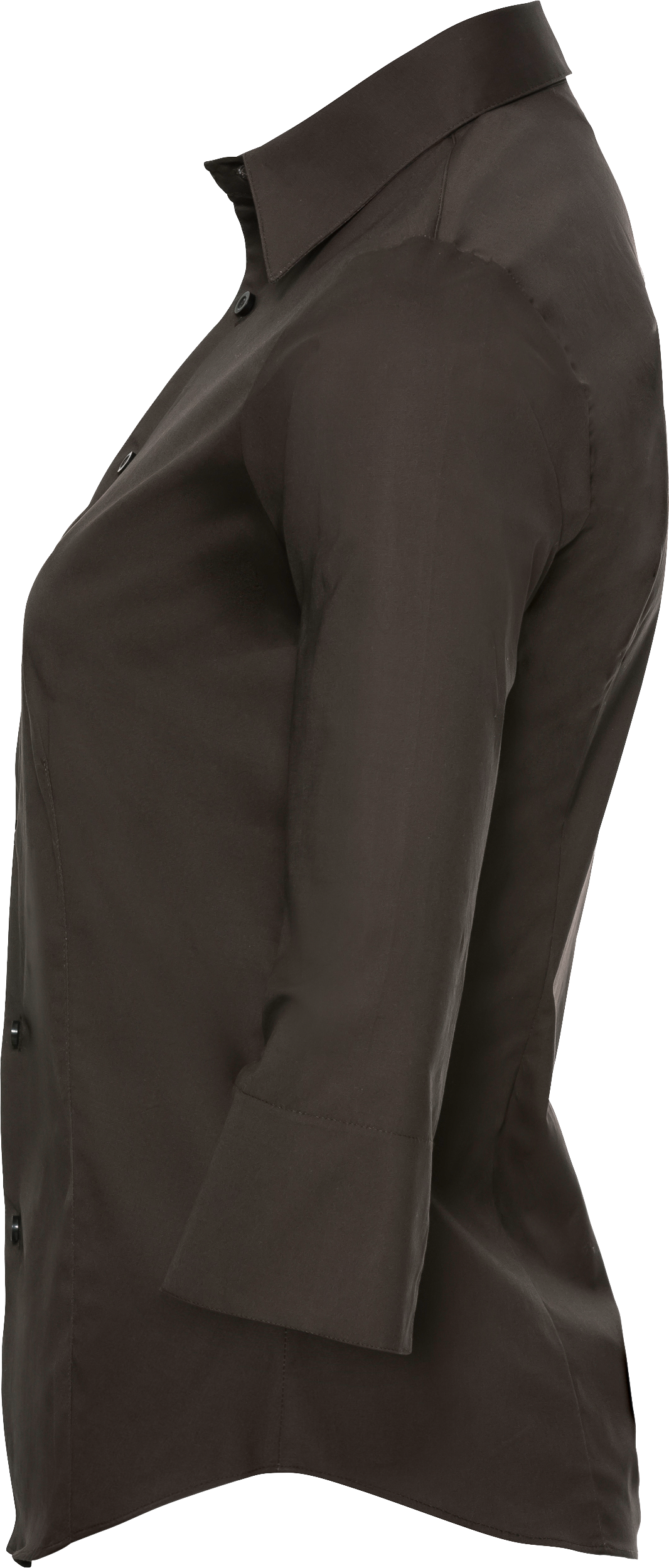 Ladies' Long Sleeve Classic Pure Cotton Poplin Shirt