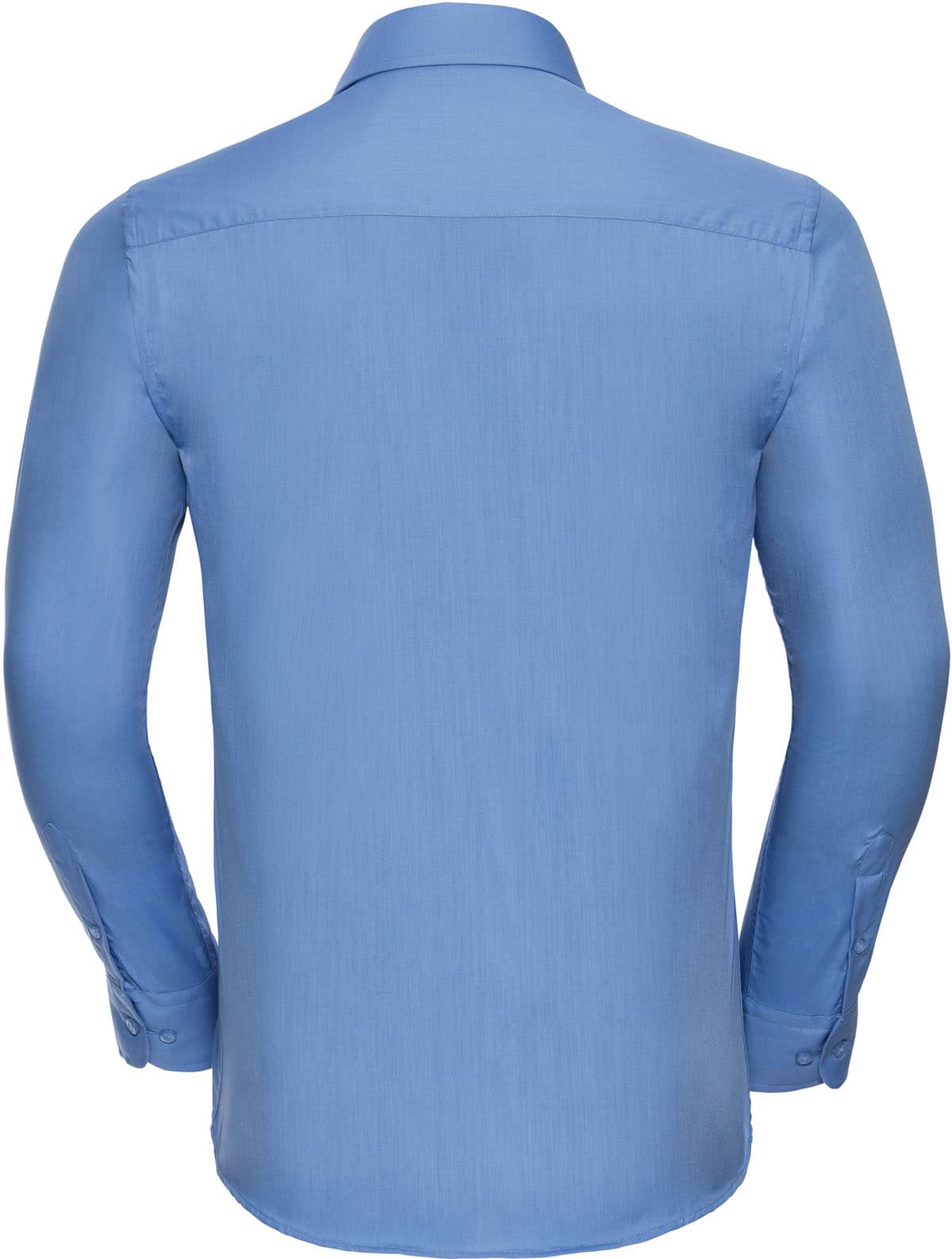 Men's Long Sleeve Tailored Polycotton Poplin Shirt