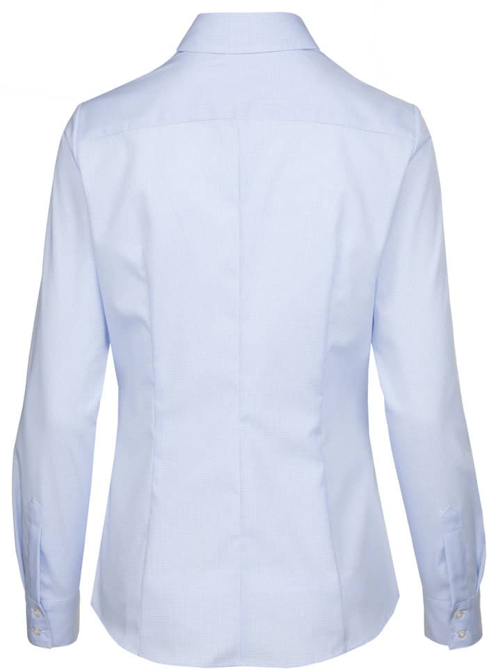 Women´s Blouse Slim Fit Check/Stripes Long Sleeve