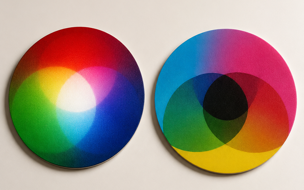 RGB und CMYK im Vergleich – additiver vs. subtraktiver Farbraum