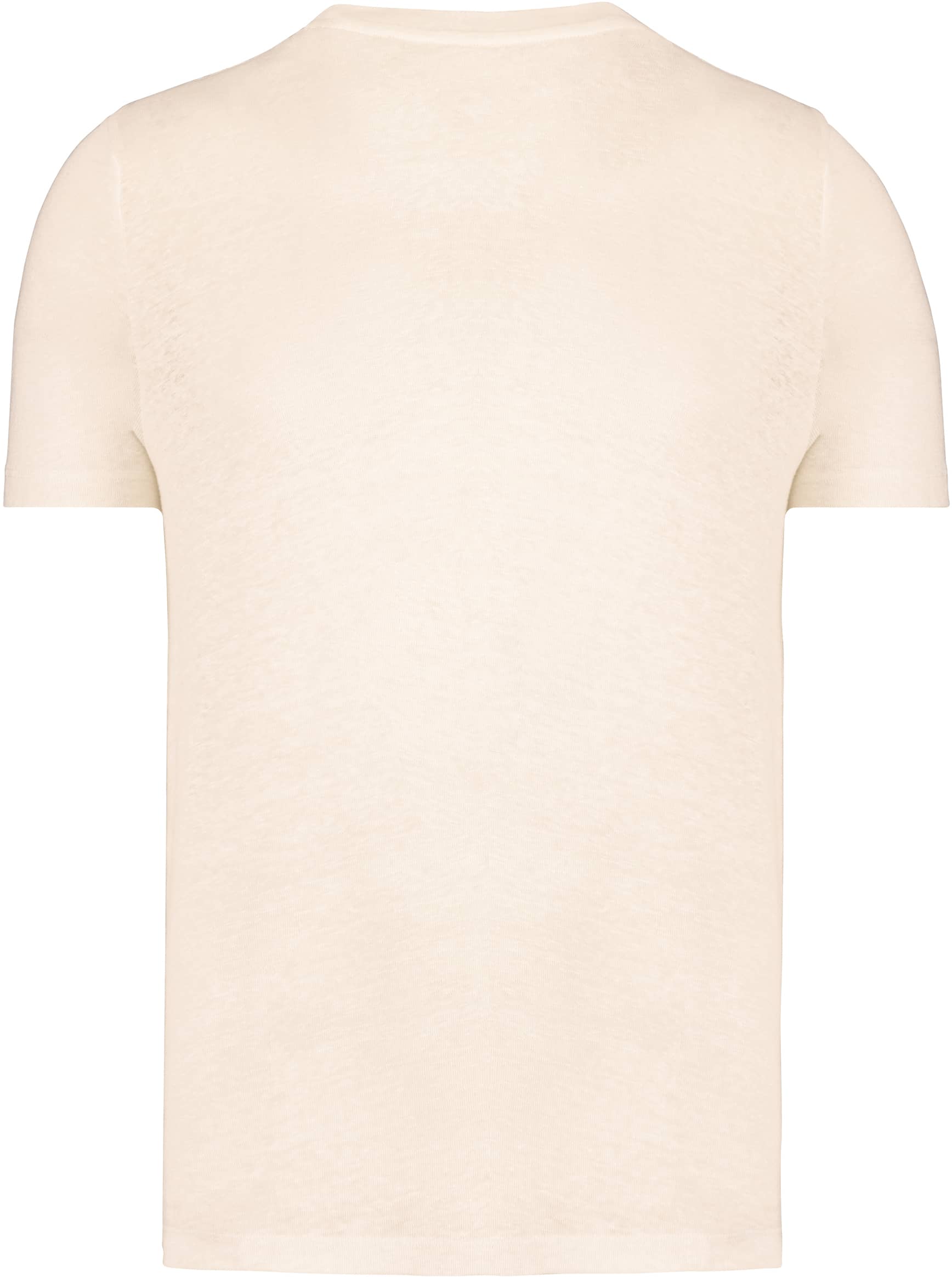 Herren-T-Shirt aus Leinen mit Rundhalsausschnitt
