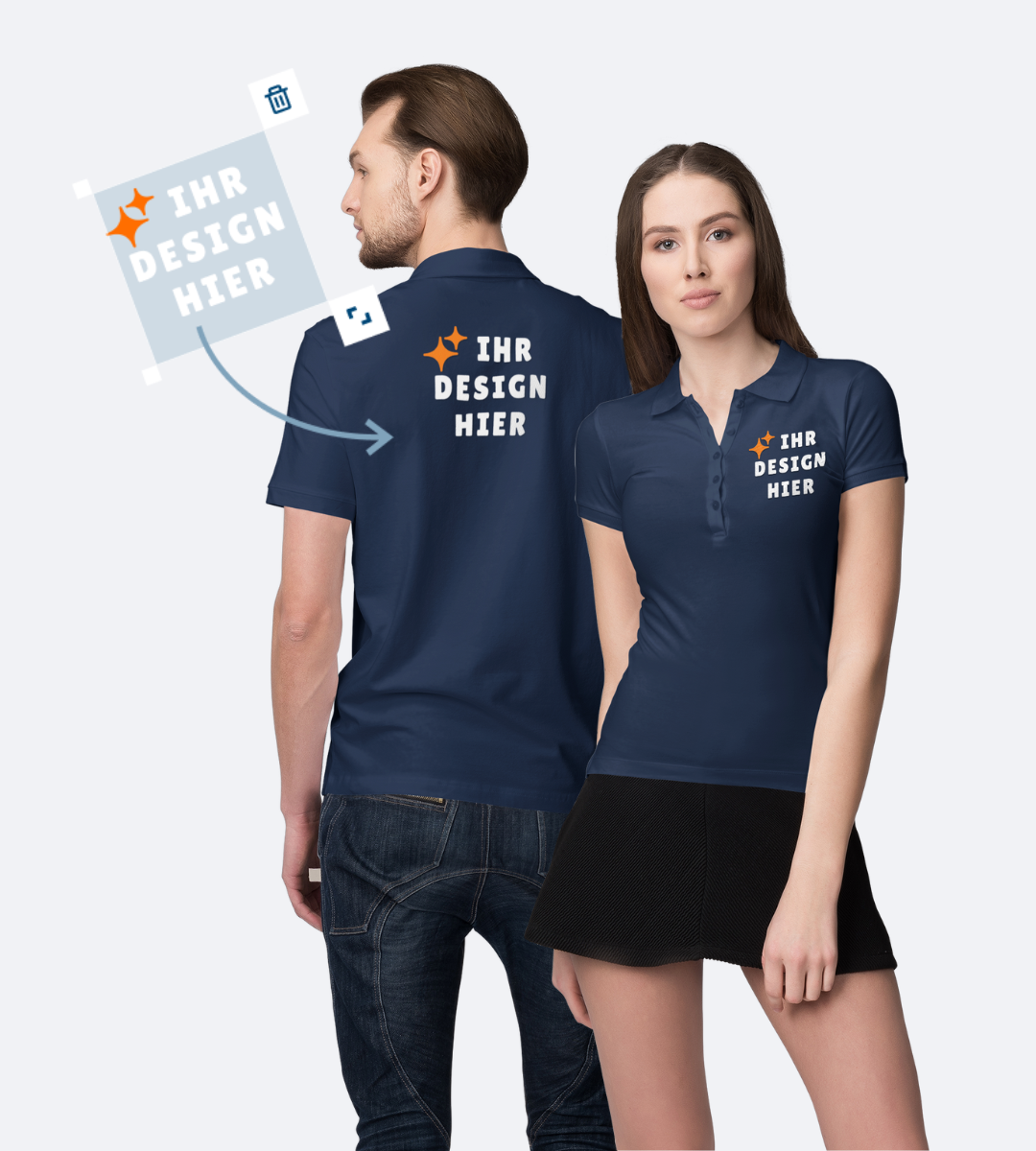 Poloshirts veredeln lassen