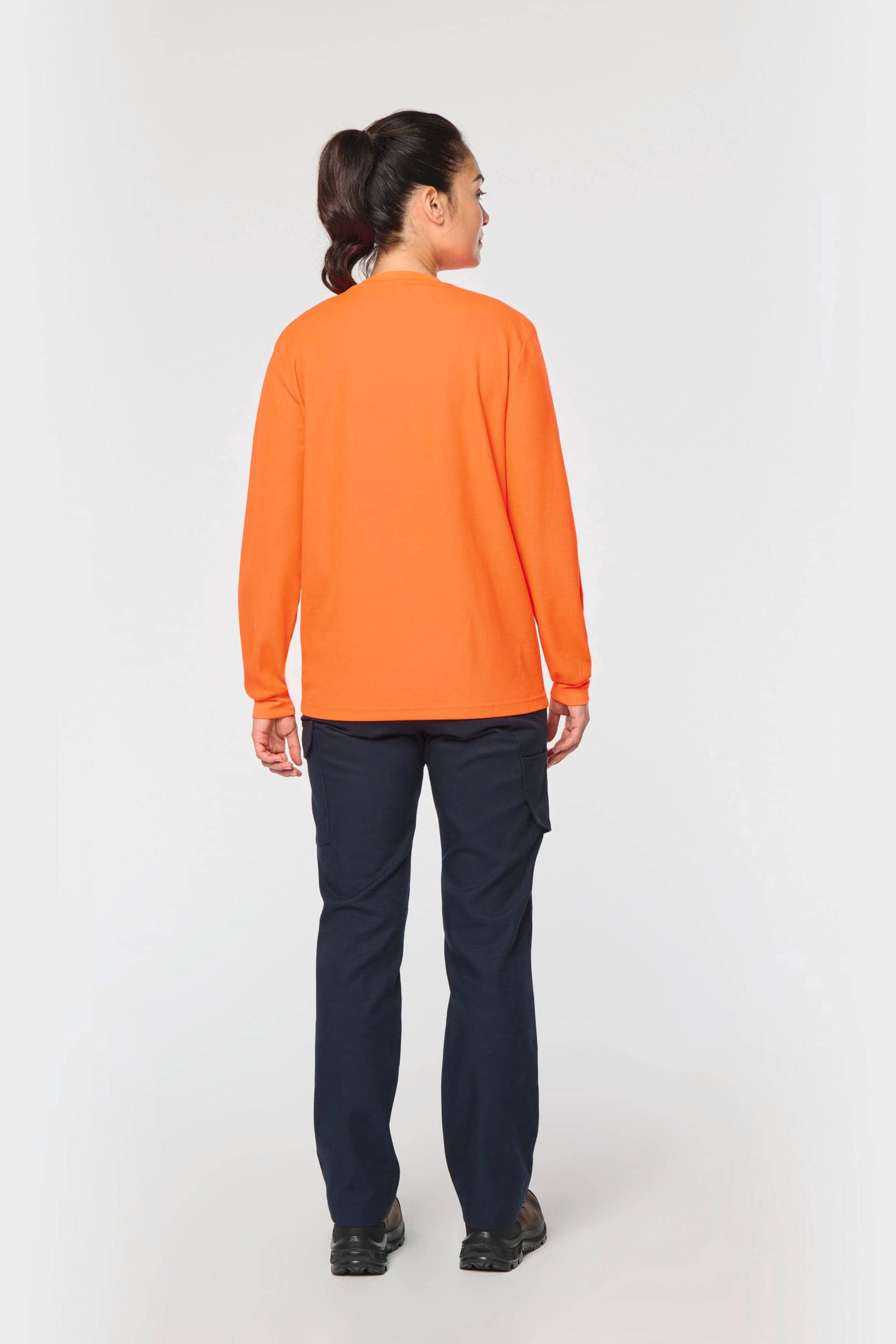 Umweltfreundliches Unisex-T-Shirt mit langen Armen aus Baumwolle/Polyester