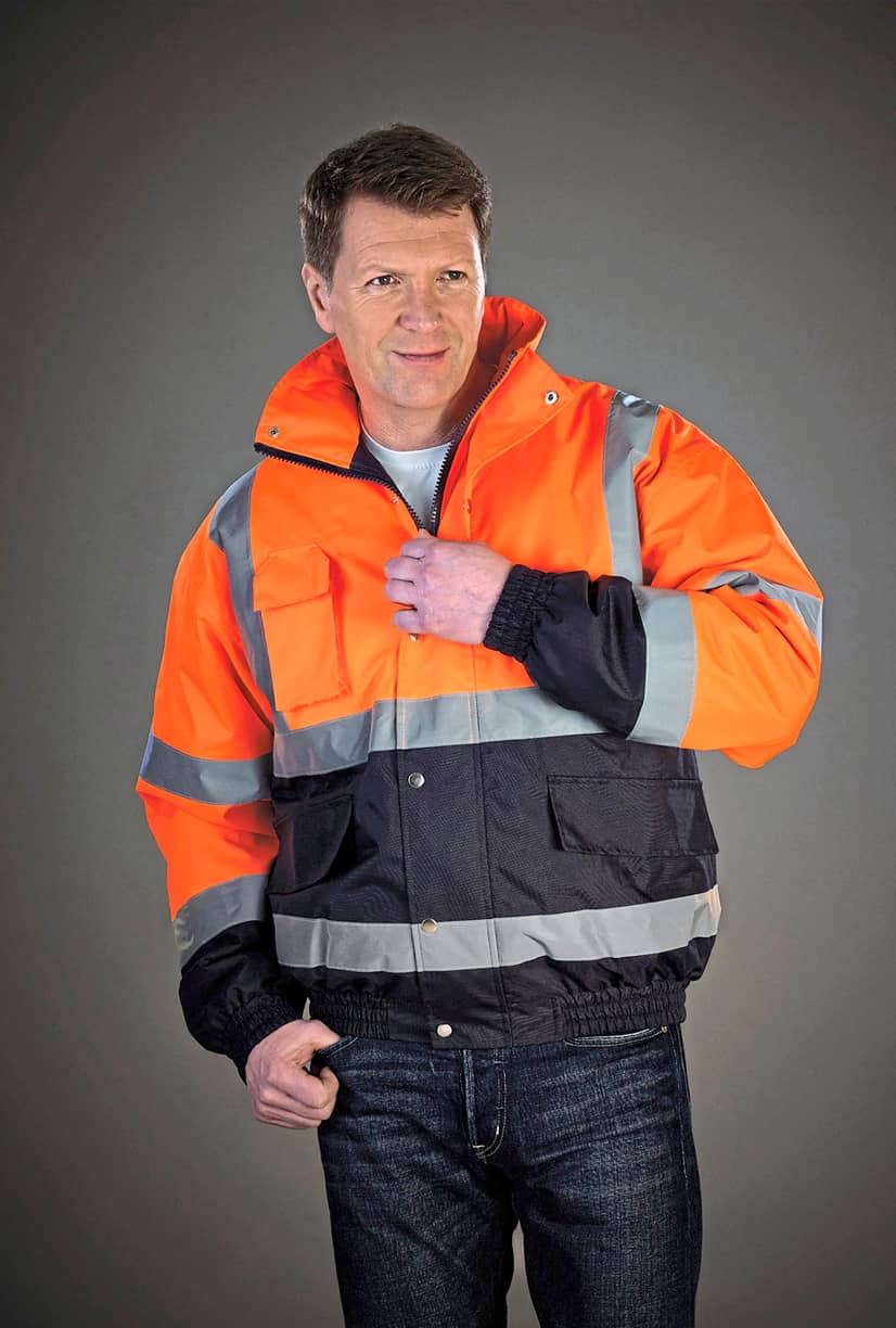 Hi-Vis Two-Tone Bomber Jacket