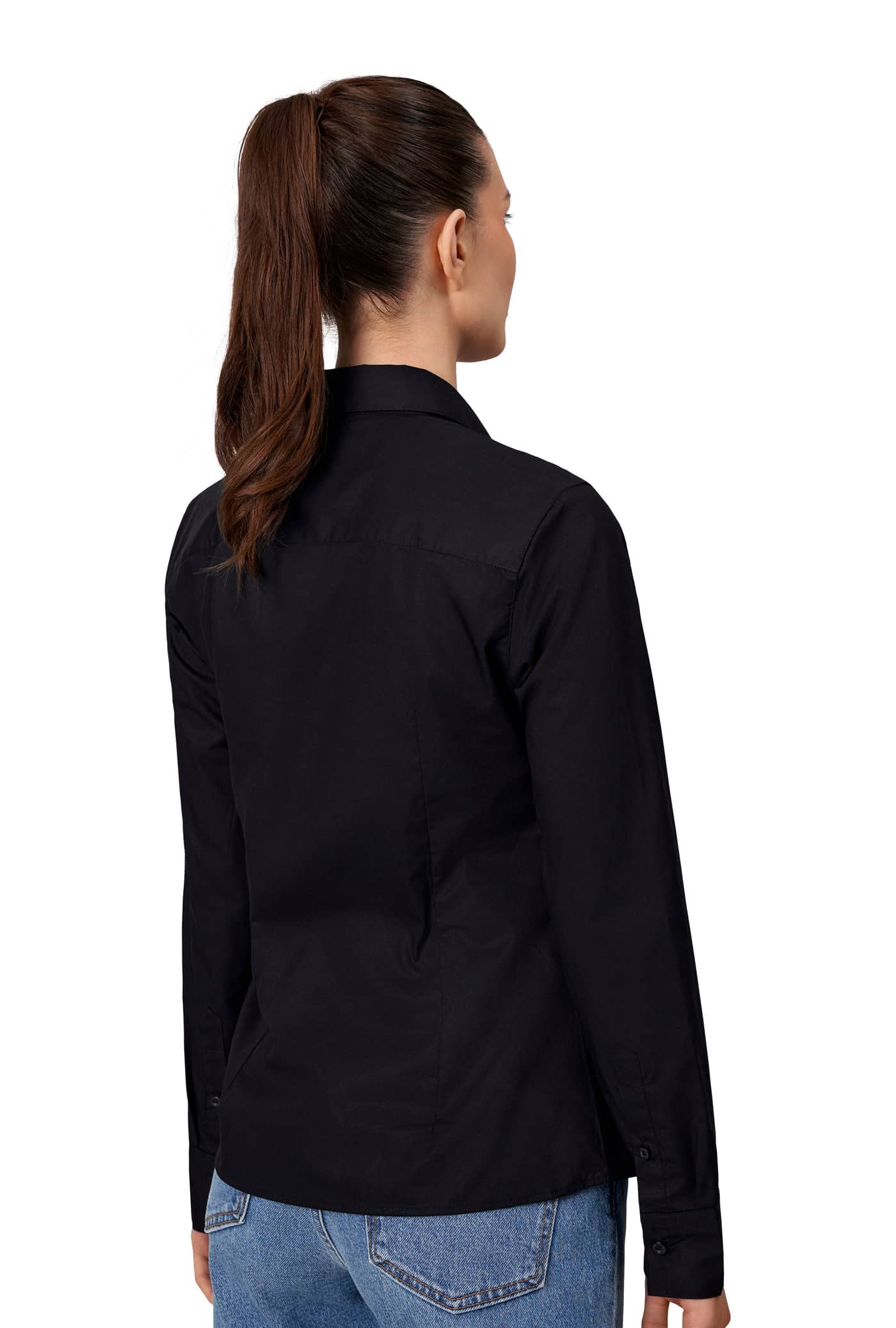 Moderne SEVEN SEAS Poplinbluse für Damen