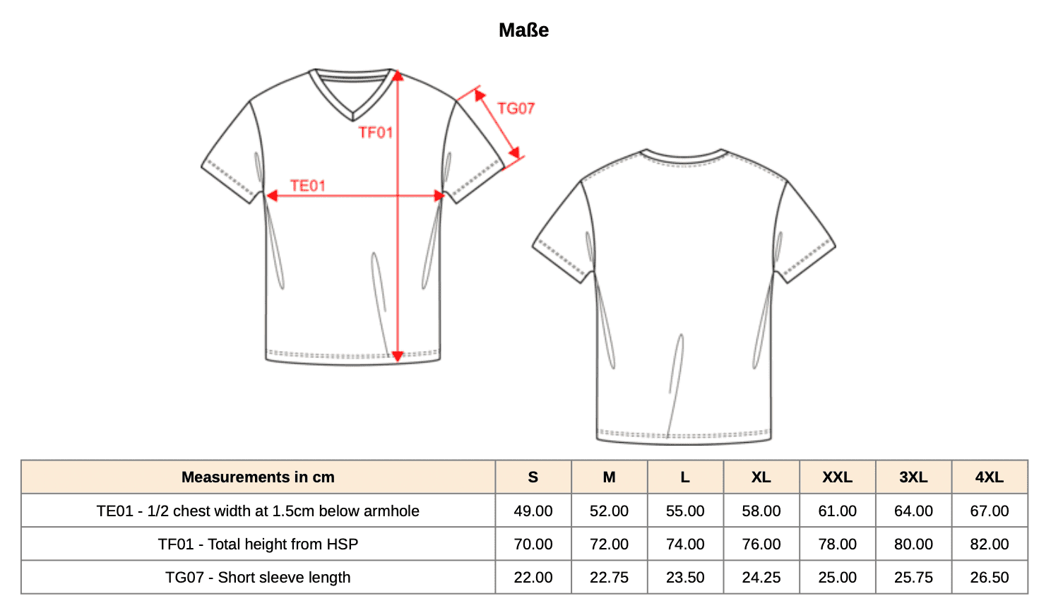 Men`s Short-sleeved V-Neck T-Shirt