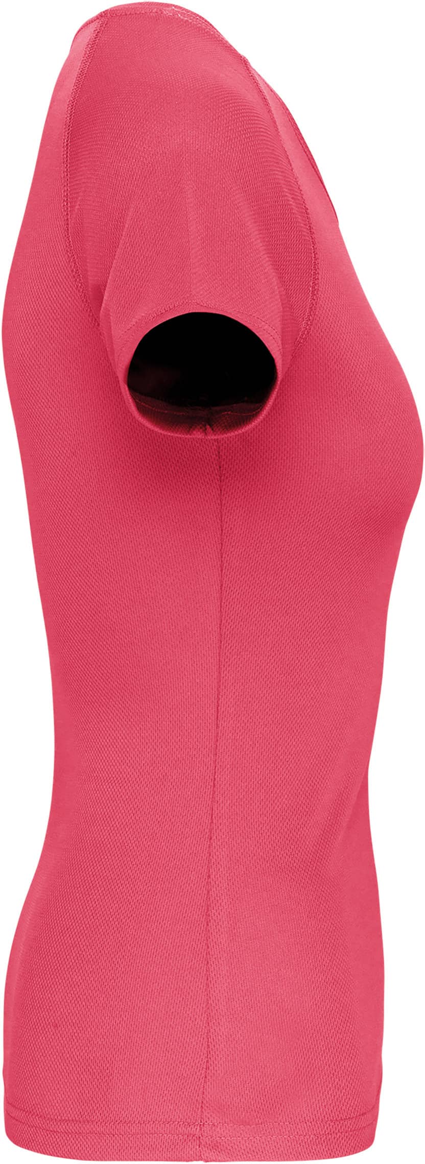 Damen Basic Sport Funktionsshirt Kurzarm - Fluorescent