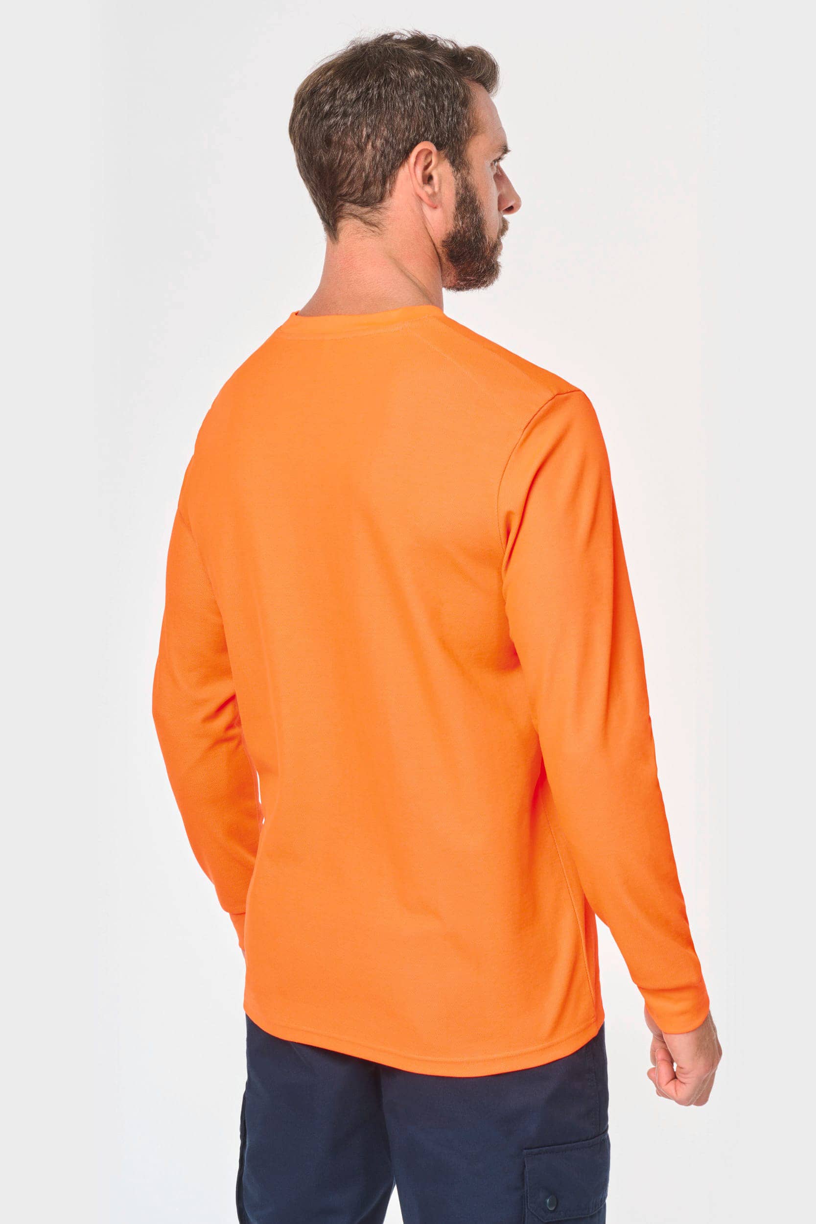 Umweltfreundliches Unisex-T-Shirt mit langen Armen aus Baumwolle/Polyester