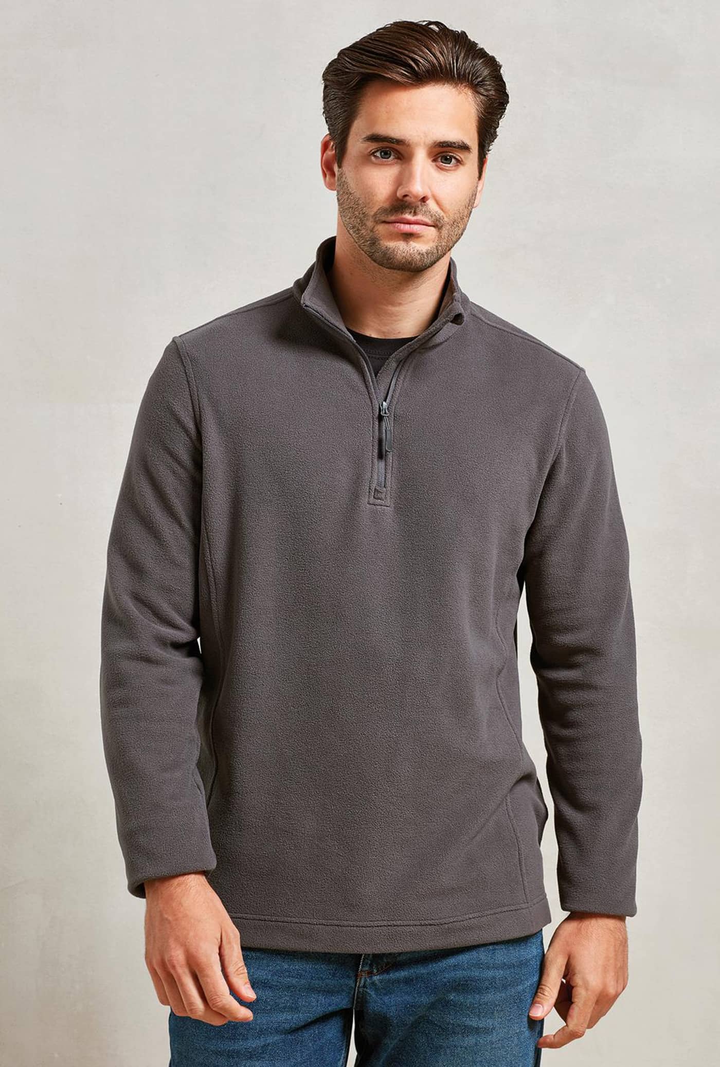 Unisex ´Recyclight´ 1/4 Zip Micro Fleece