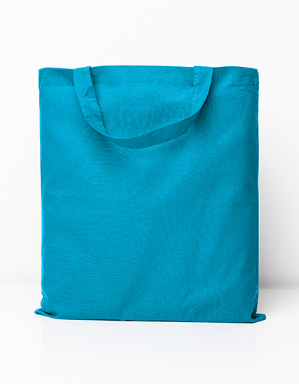 Cotton Bag Colored Short Handles