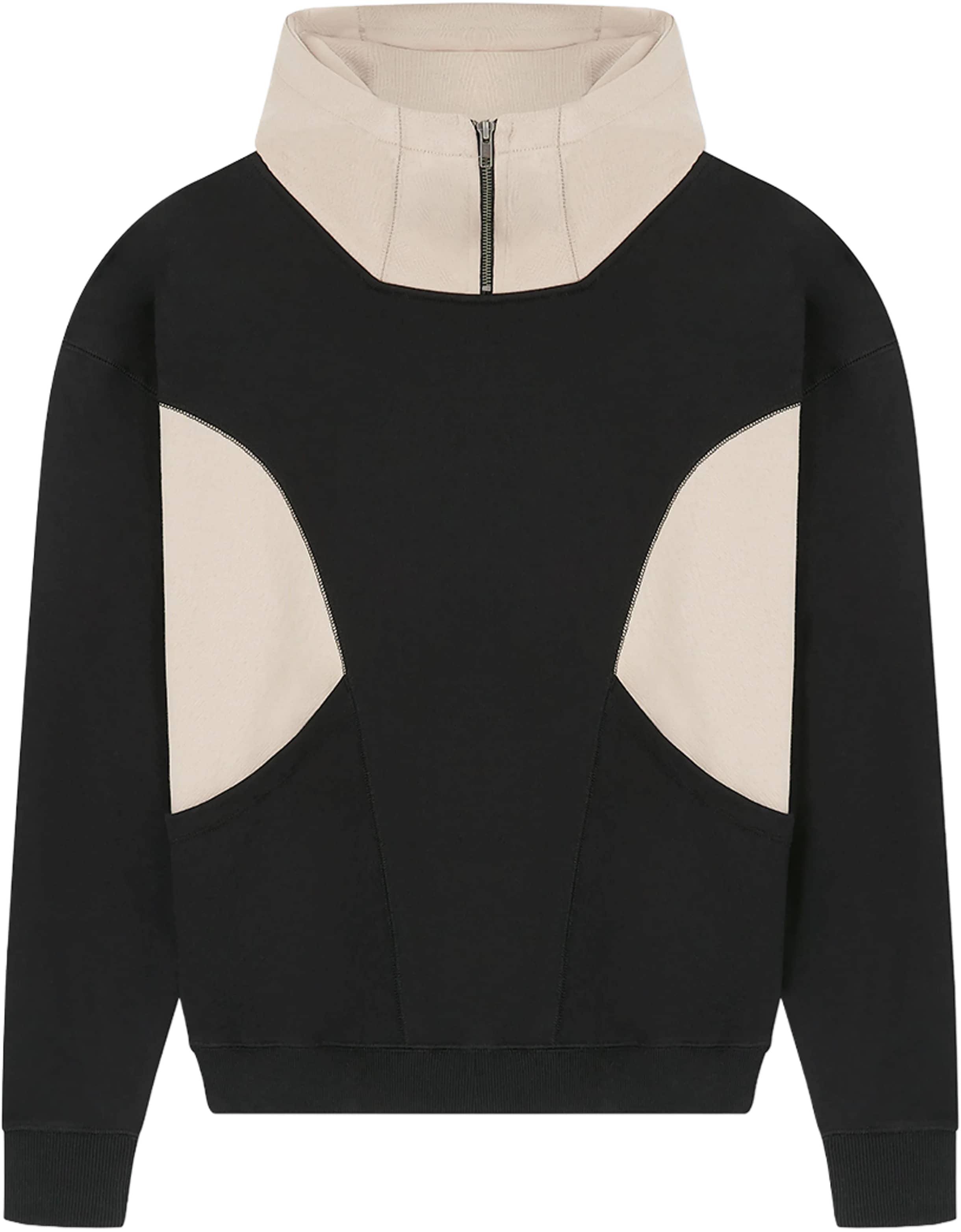 Colour Panelled Hoodie