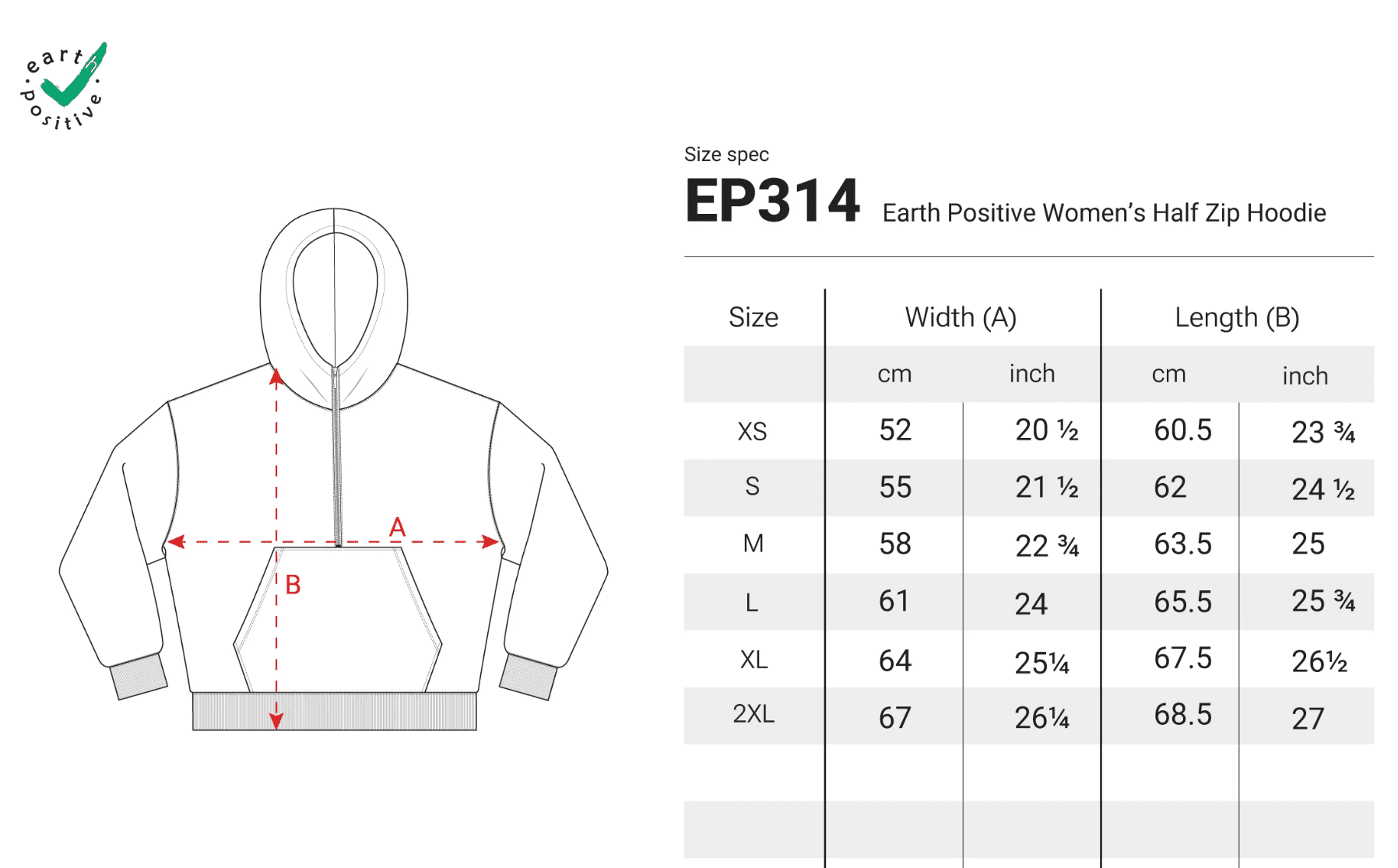 Women`s Half-Zip Hoodie