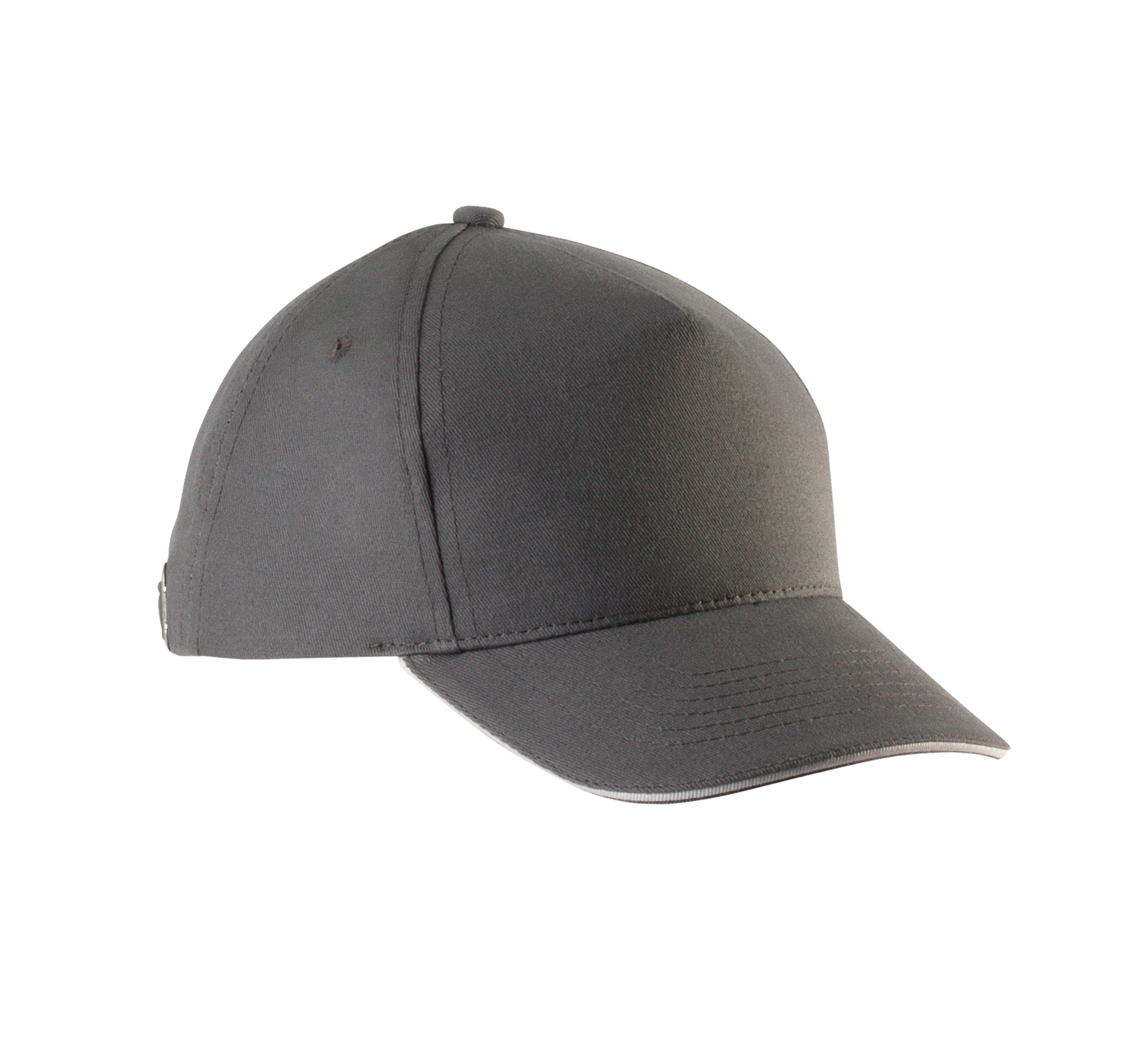 5-Panel Kinderkappe mit Kontrast-Sandwichschirm