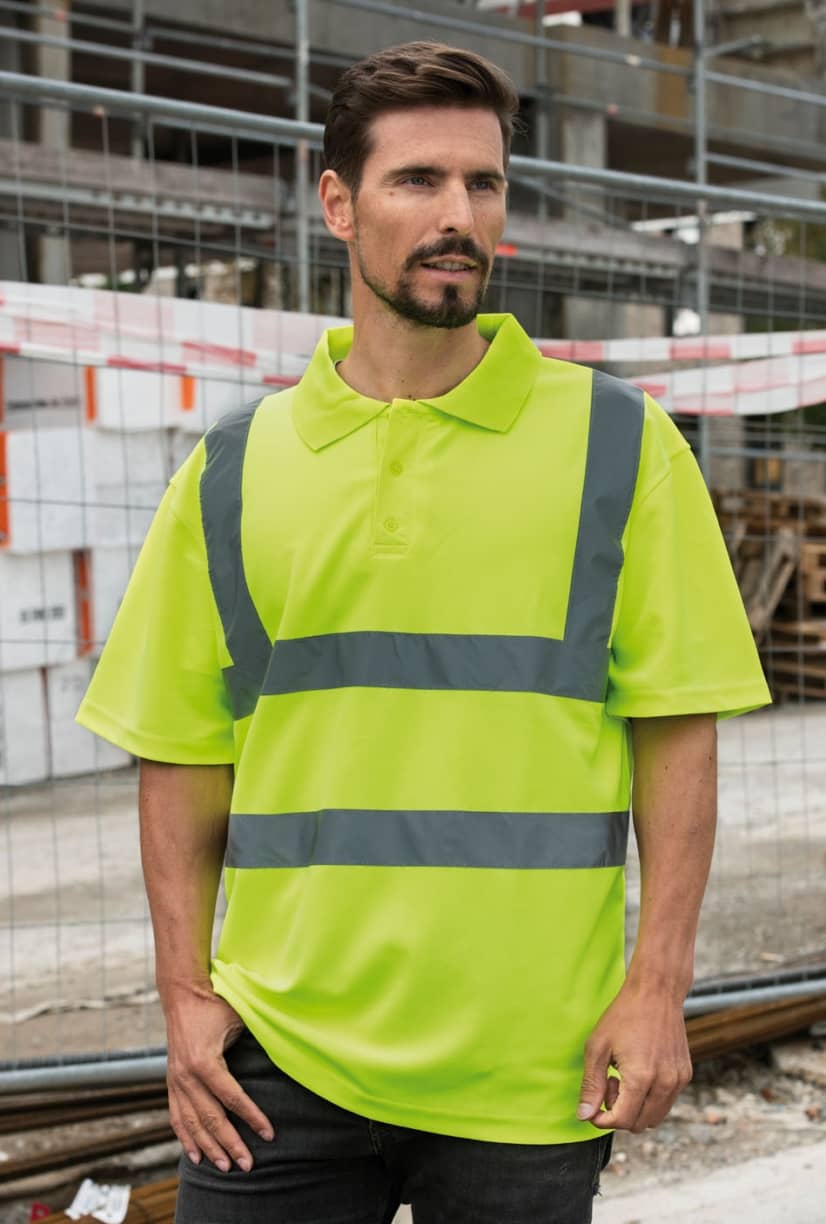 High-End Polycotton Hi-Vis Polo Shirt Cambridge