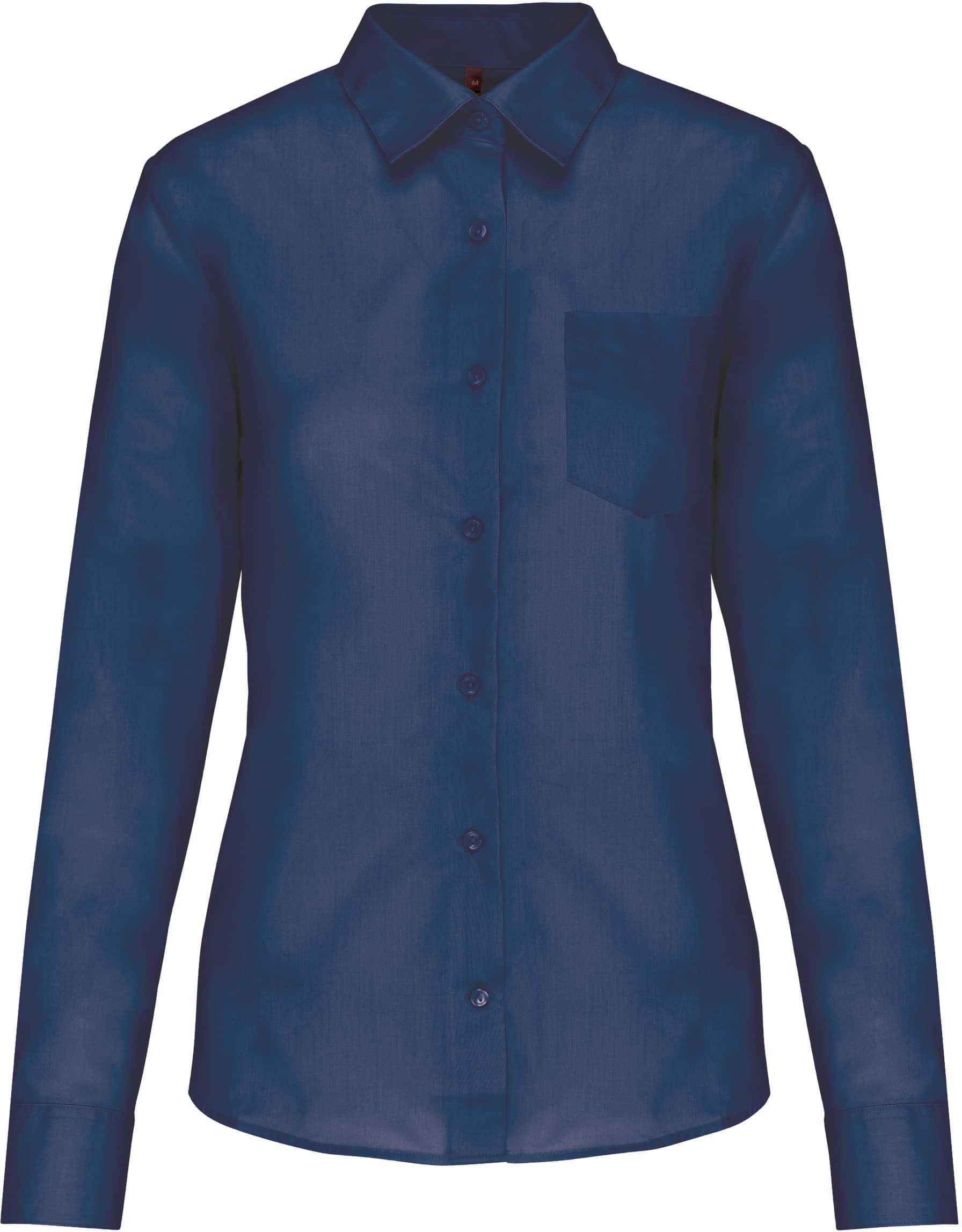 Popeline-Hemd Baumwollpolyester pflegeleicht für Damen