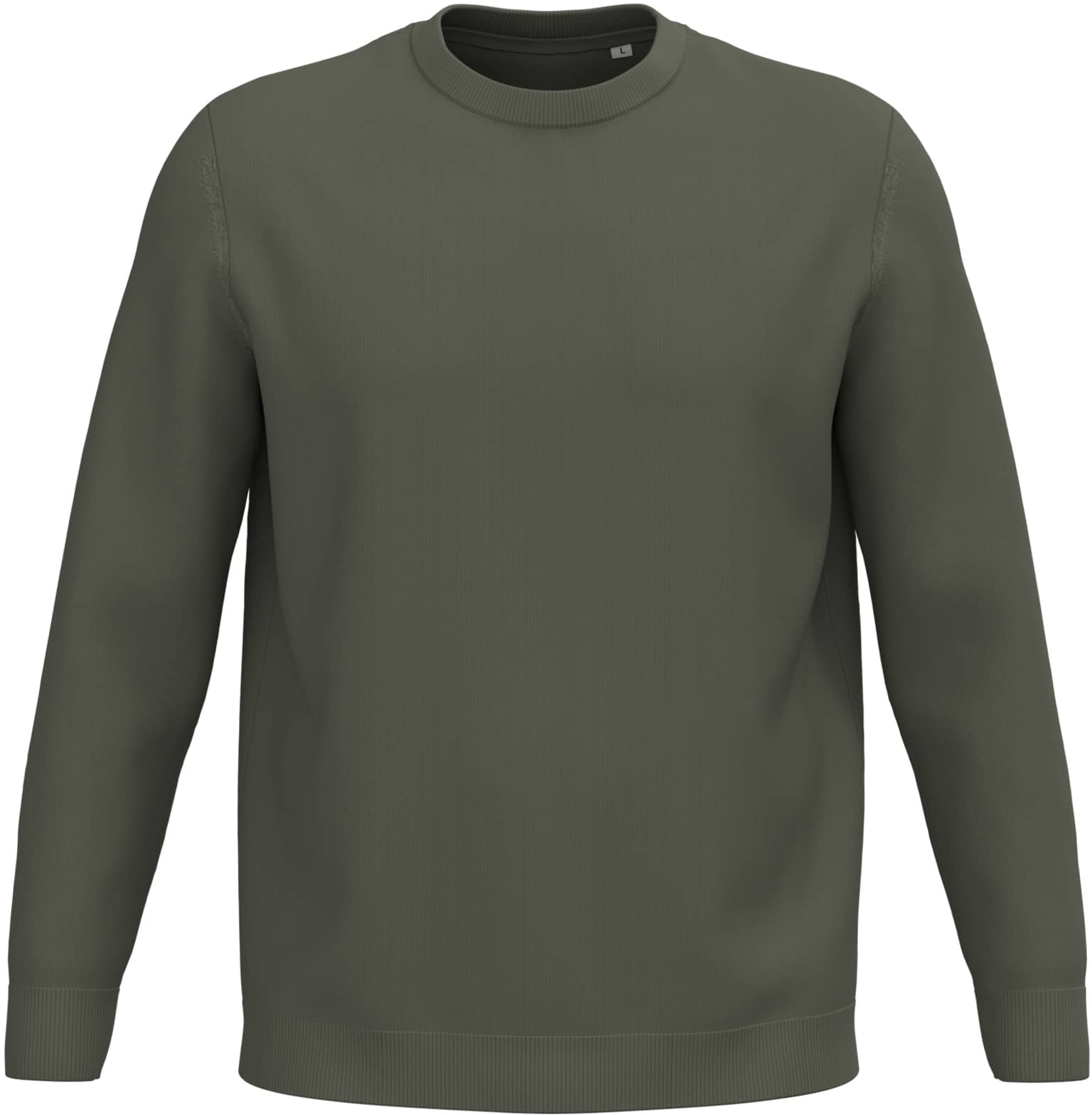 Umweltfreundlicher Herrenpullover mit Rundhalsausschnitt
