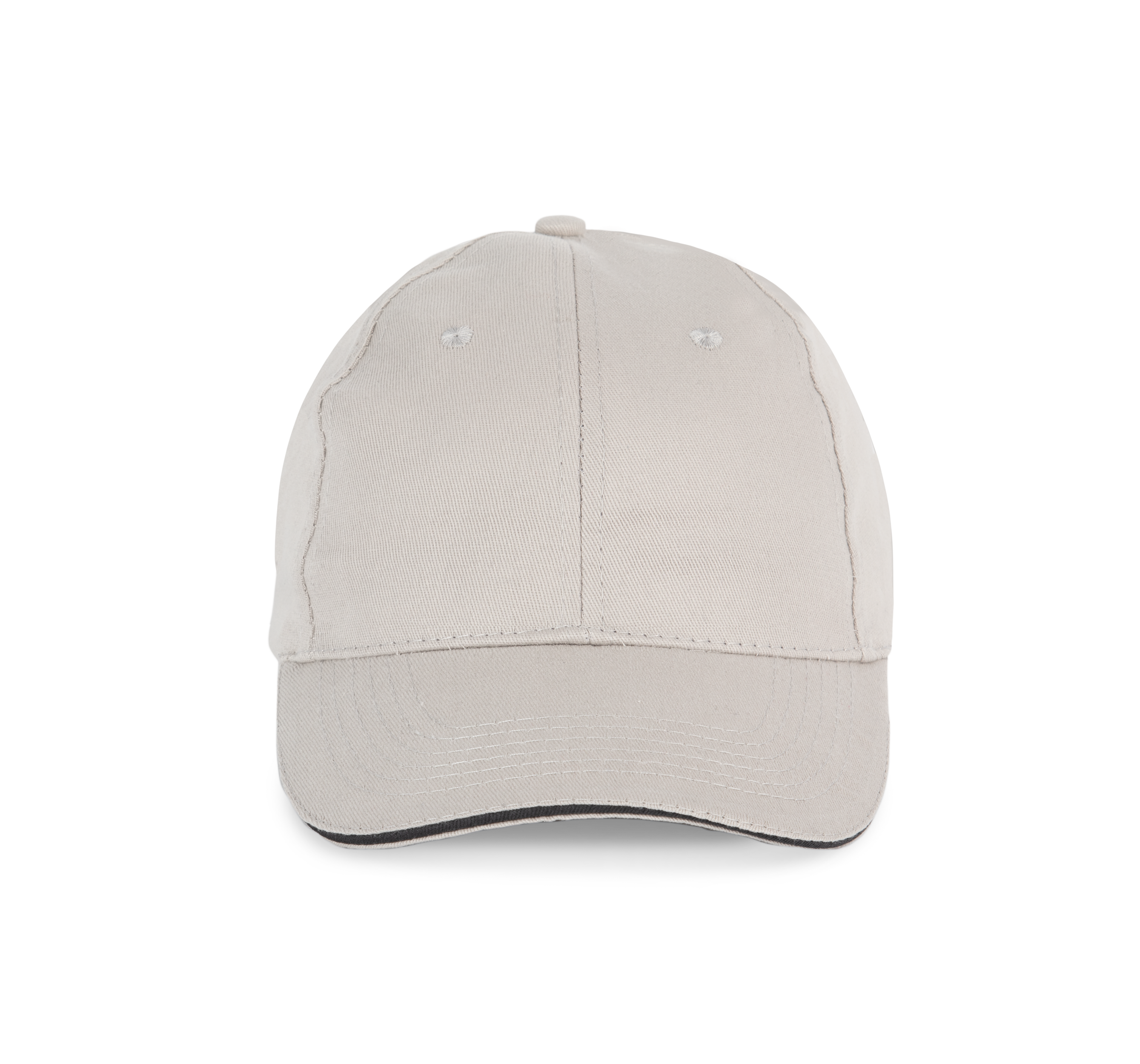 6-Panel-Kappe mit Kontrast-Sandwichschirm