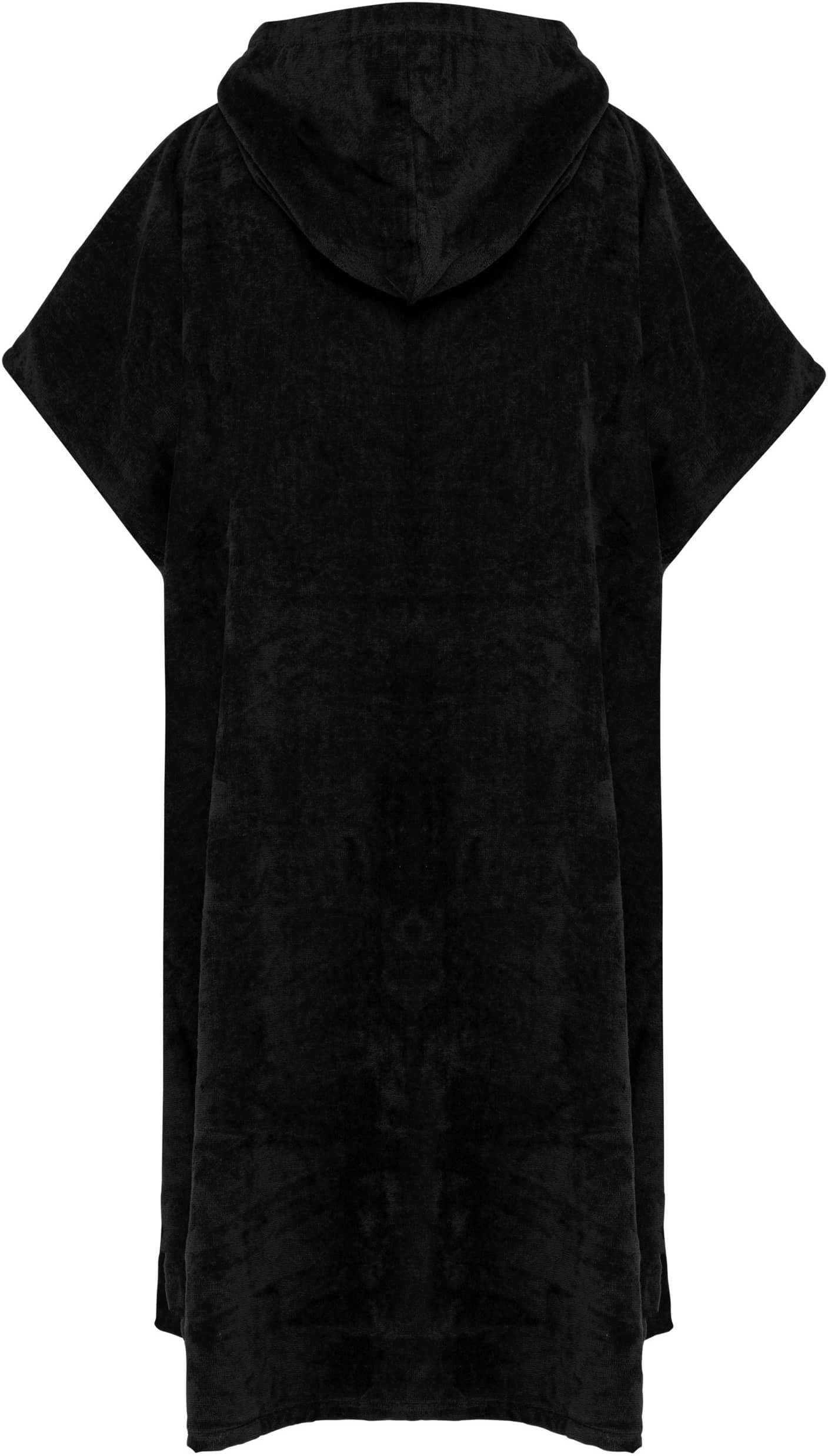 Unisex-Frottee-Poncho mit Kapuze - S/M