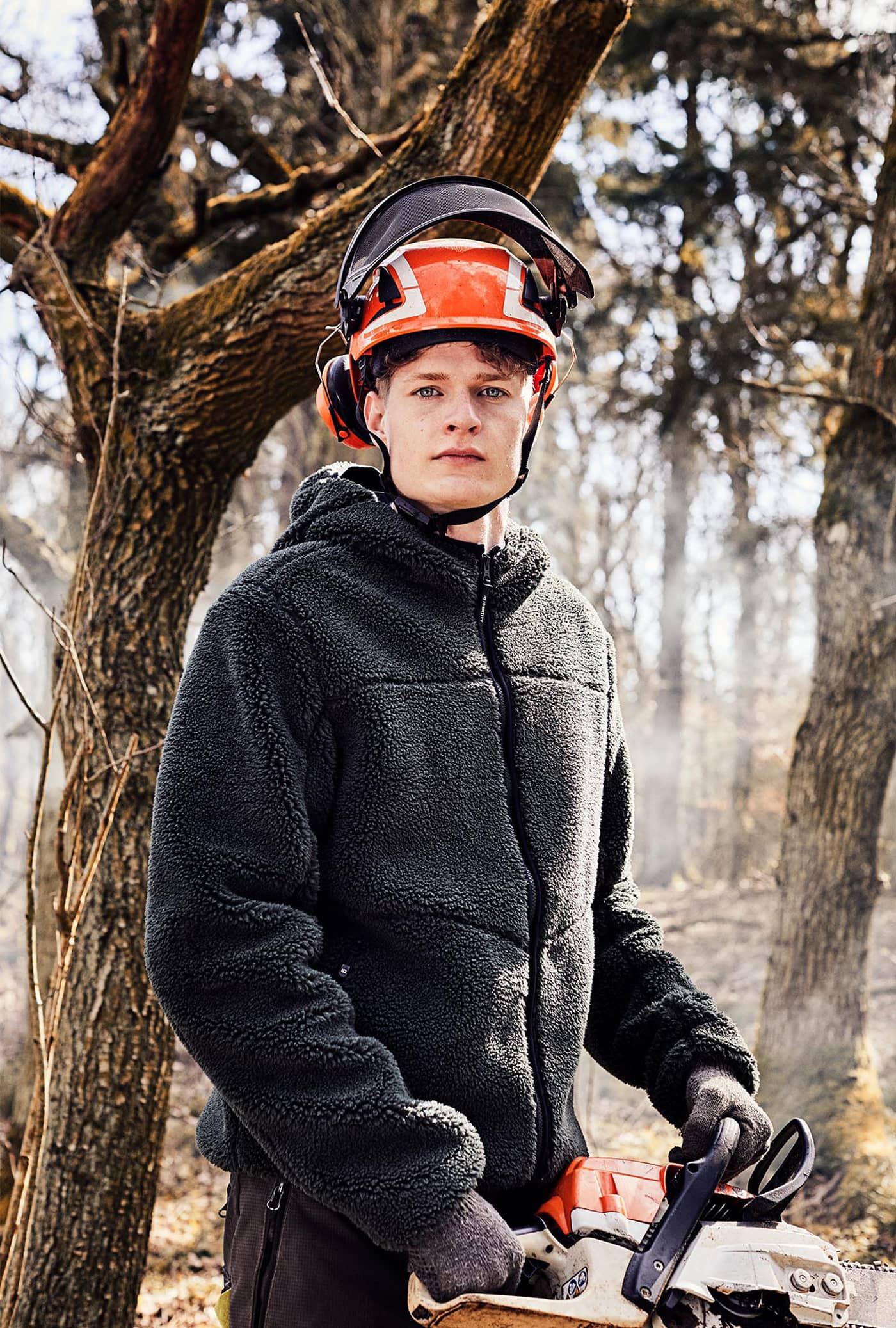 Pile Sherpa Fleecejacke