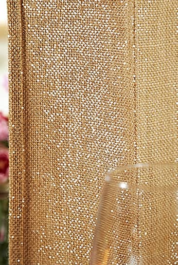 Shimmer Jute Bottle Bag