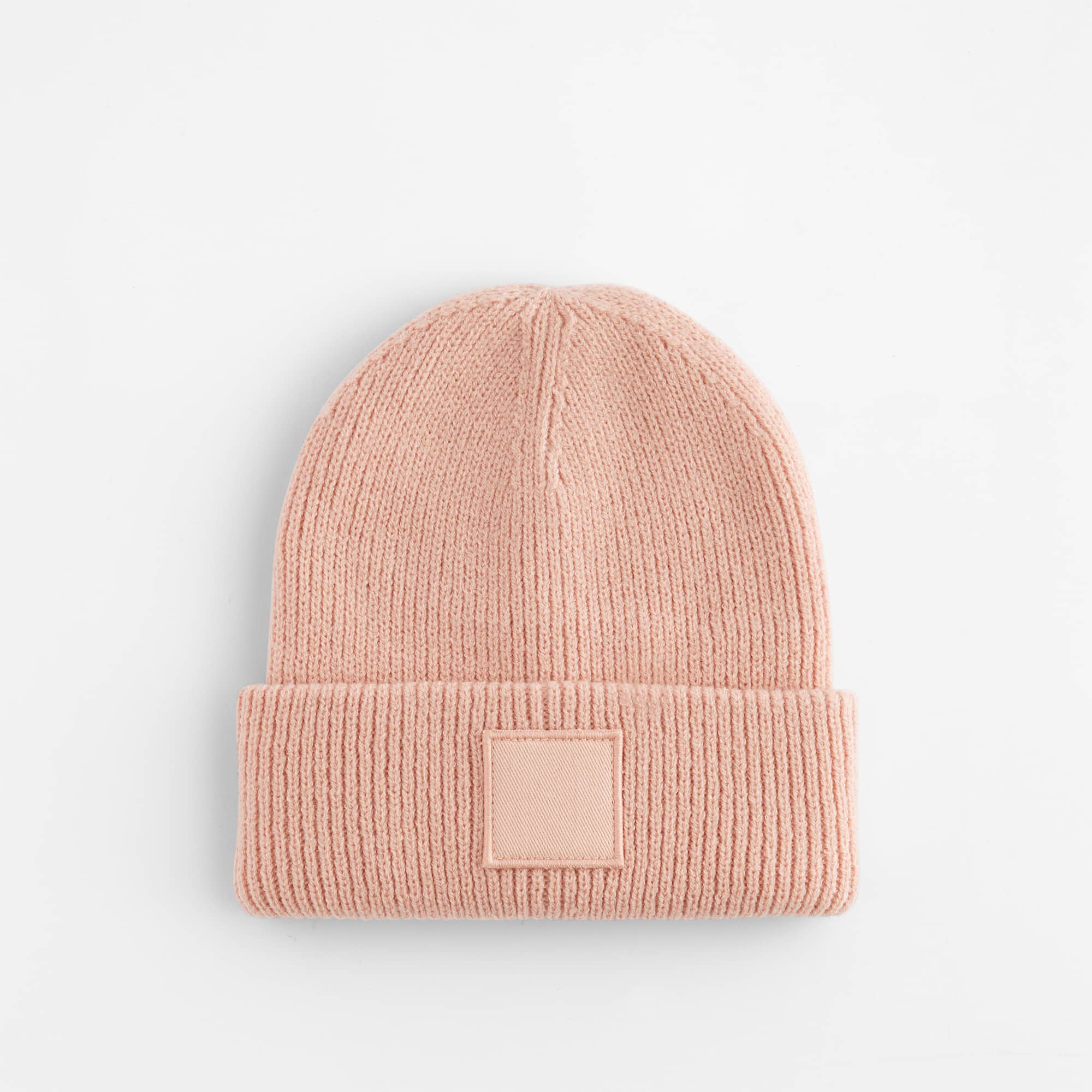 Kids Deep Cuffed Tonal Patch Beanie