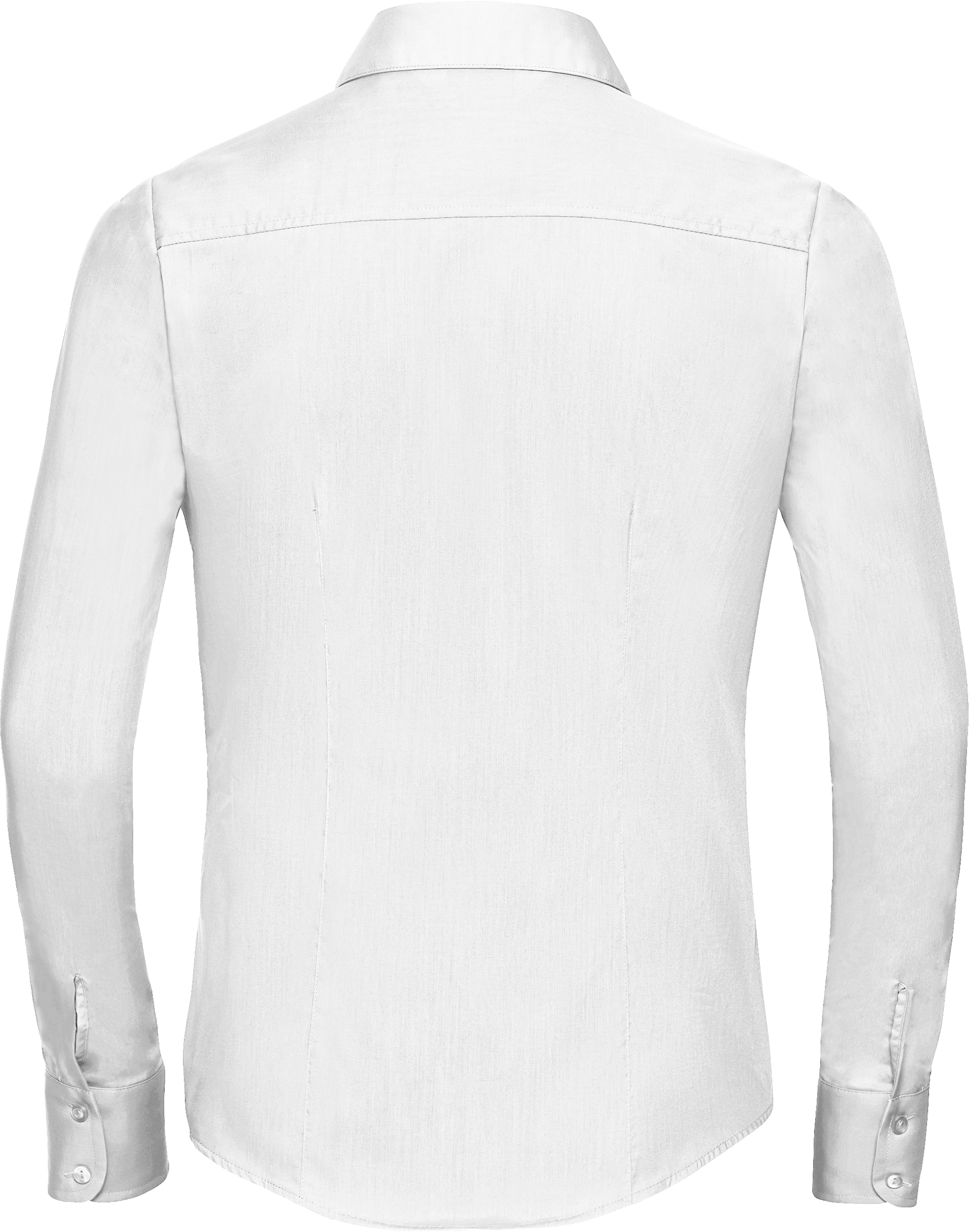 Ladies' Long Sleeve Fitted Polycotton Poplin Shirt
