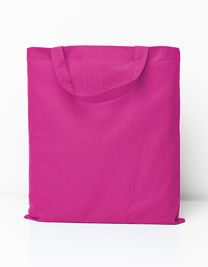 Cotton Bag Colored Short Handles