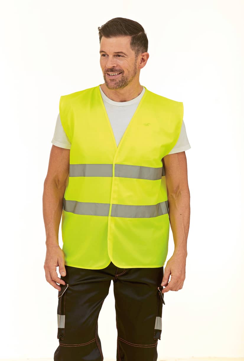 Hi-Vis 2 Bands Waistcoat