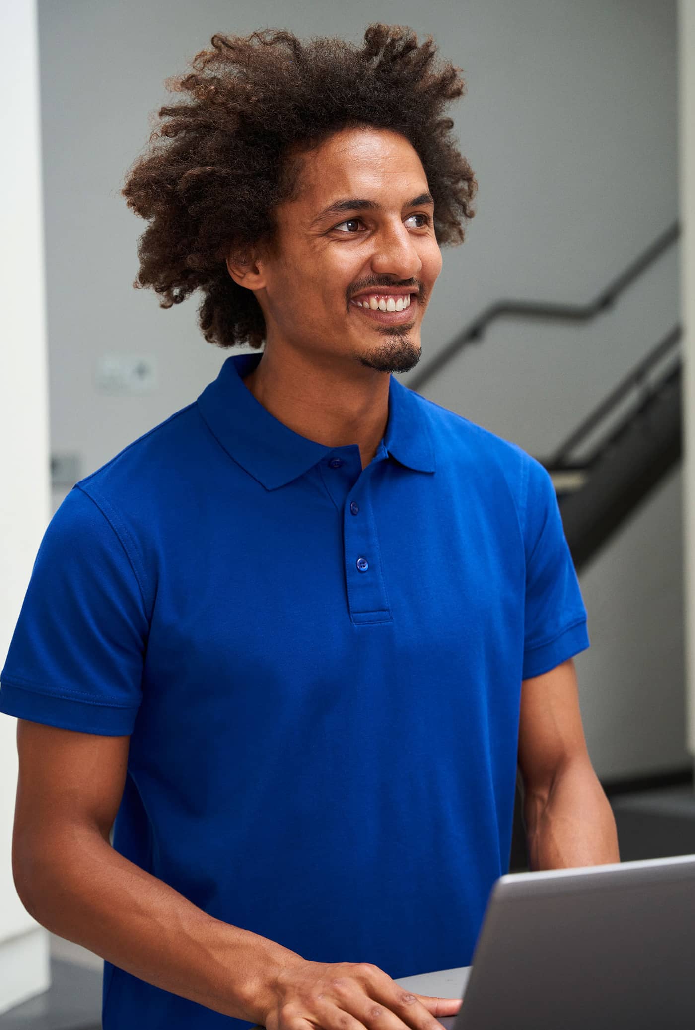 Klassisches Stretch Poloshirt
