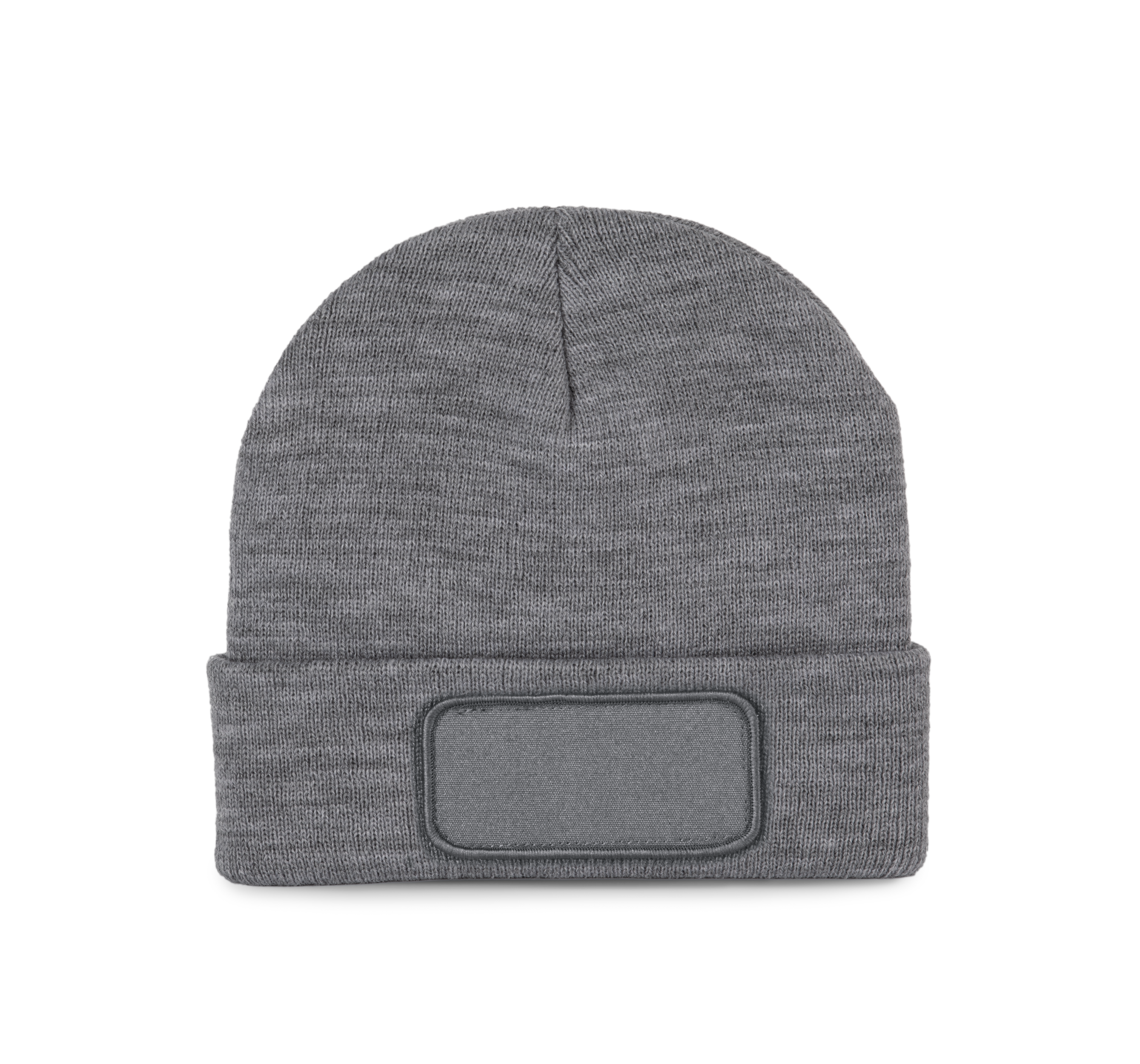 Recycelte Mütze mit Patch