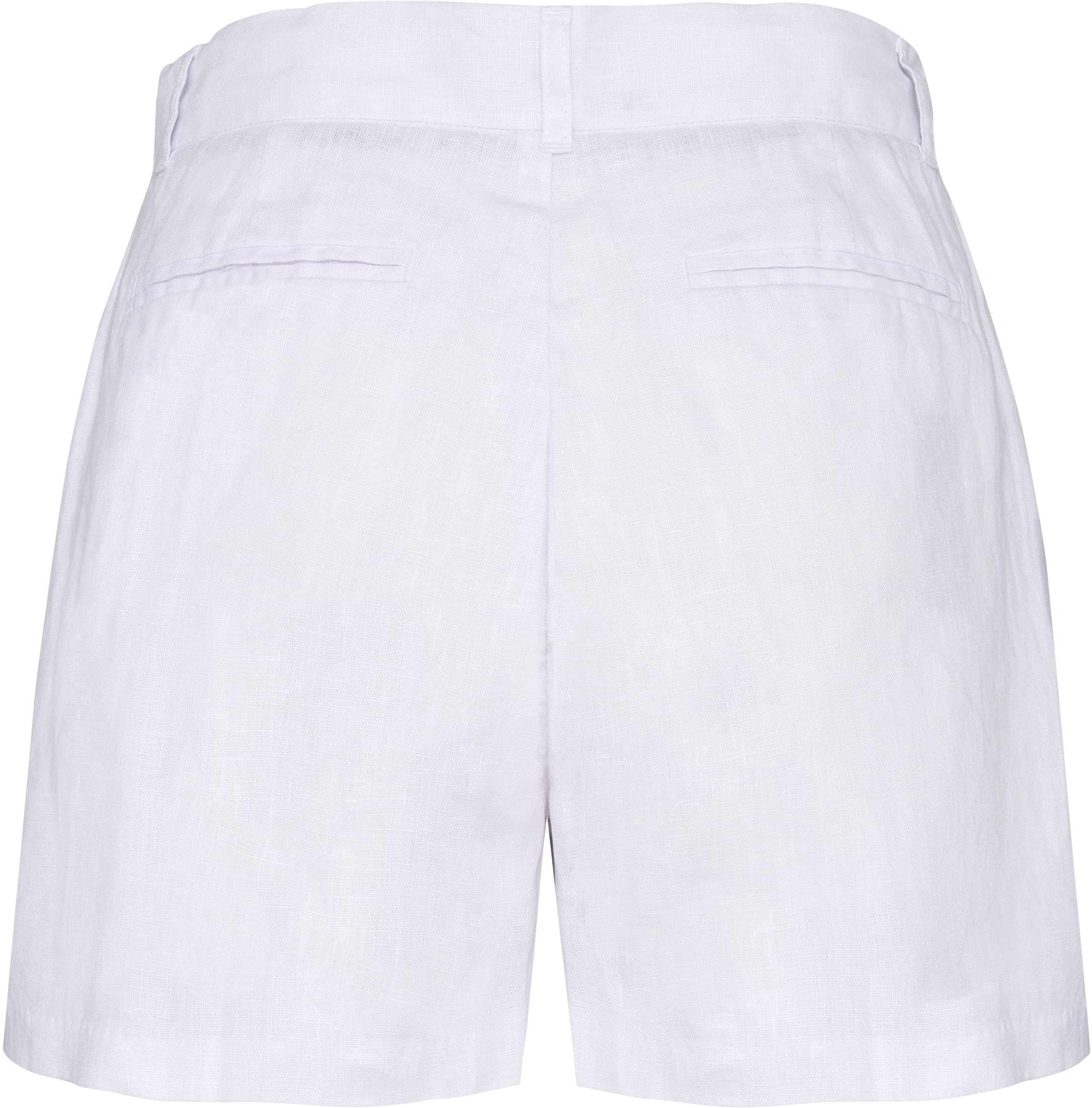 Leinenshorts für Damen mit Gürtelschlaufen